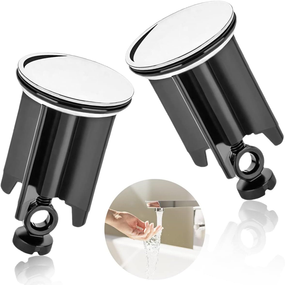 FELIXLEO Stöpsel 2 Stück Waschbeckenstöpsel Abflussstopfen für Becken und B günstig online kaufen