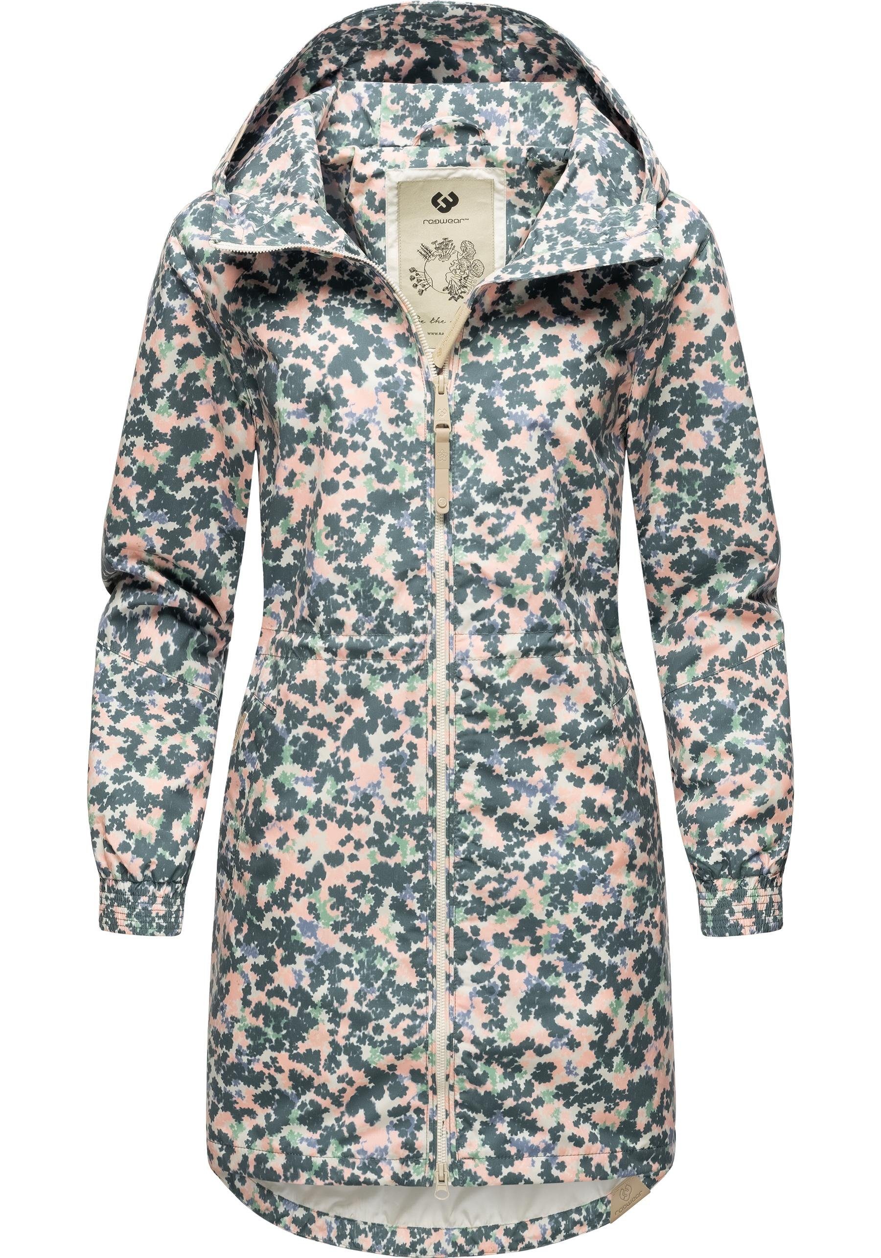 Ragwear Outdoorjacke Bronja Print stylischer Übergangsmantel günstig online kaufen