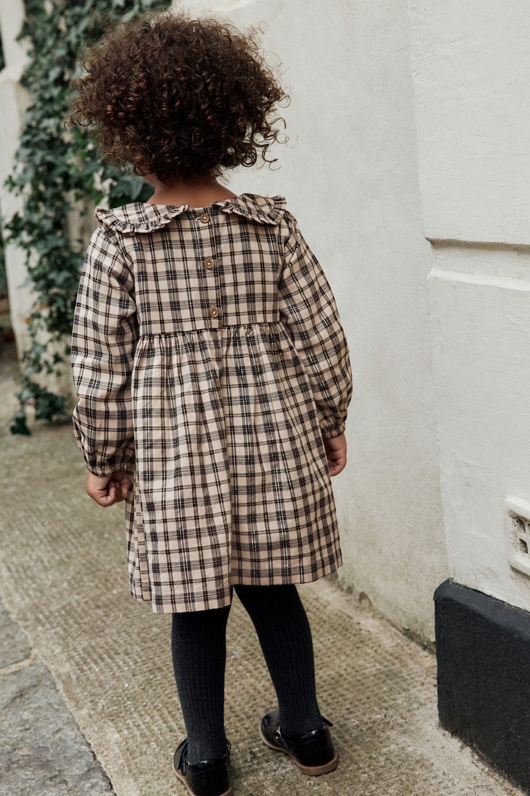 Next Blusenkleid Langarmkleid mit Kragen (1-tlg) günstig online kaufen
