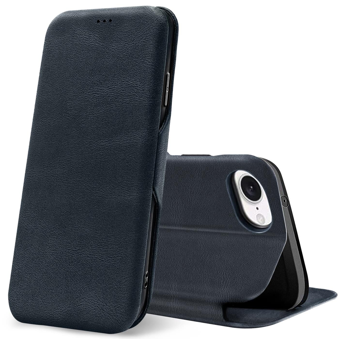 CoolGadget Handyhülle Business Premium Hülle Für iPhone 17e / iPhone 16e 6,1 Zoll, Handy Tasche mit Kartenfach für Apple iPhone 16e Schutzhülle