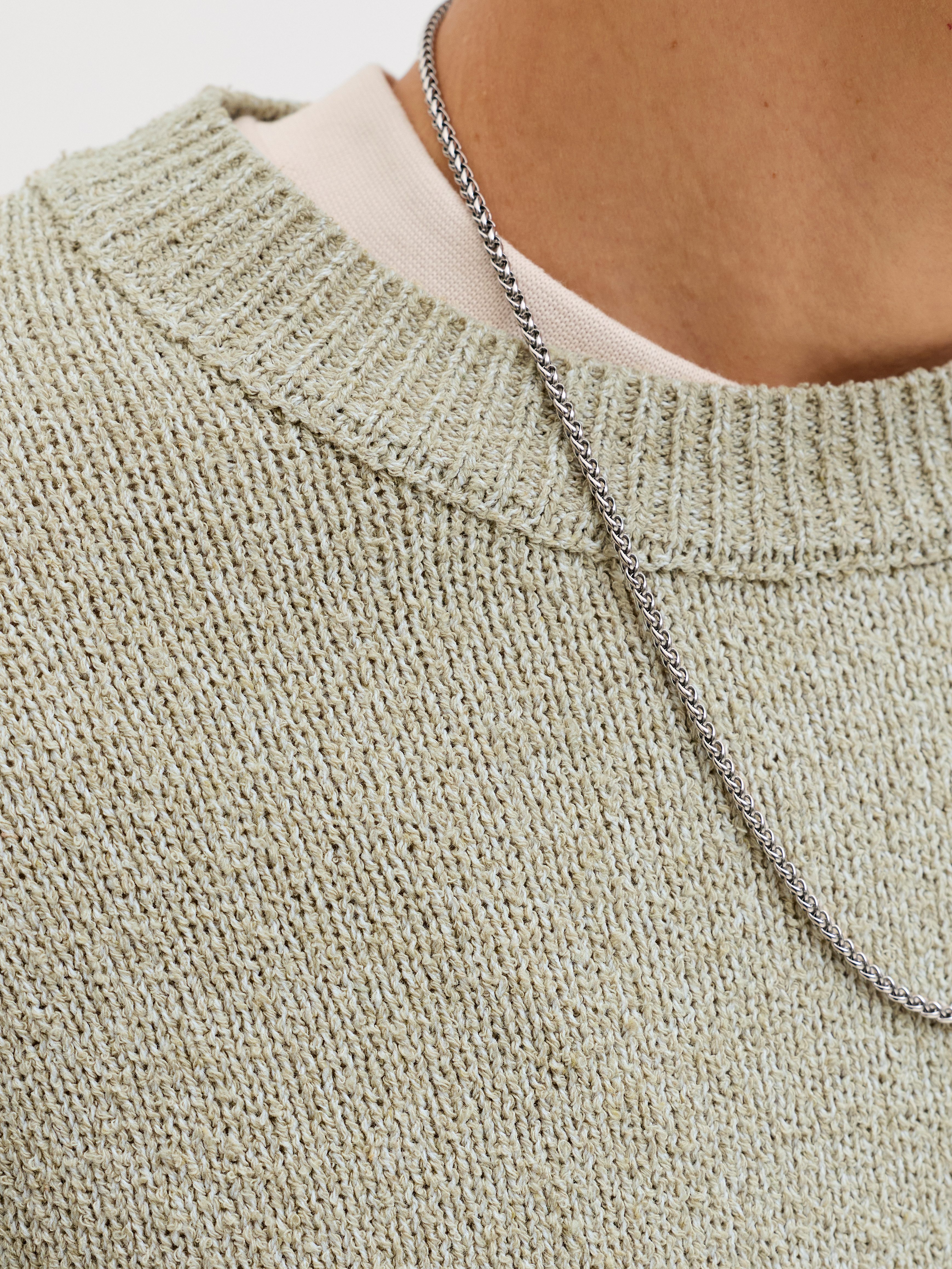 Jack & Jones Rundhalspullover JORNORREBRO CATSKILLS KNIT CREW NECK SN