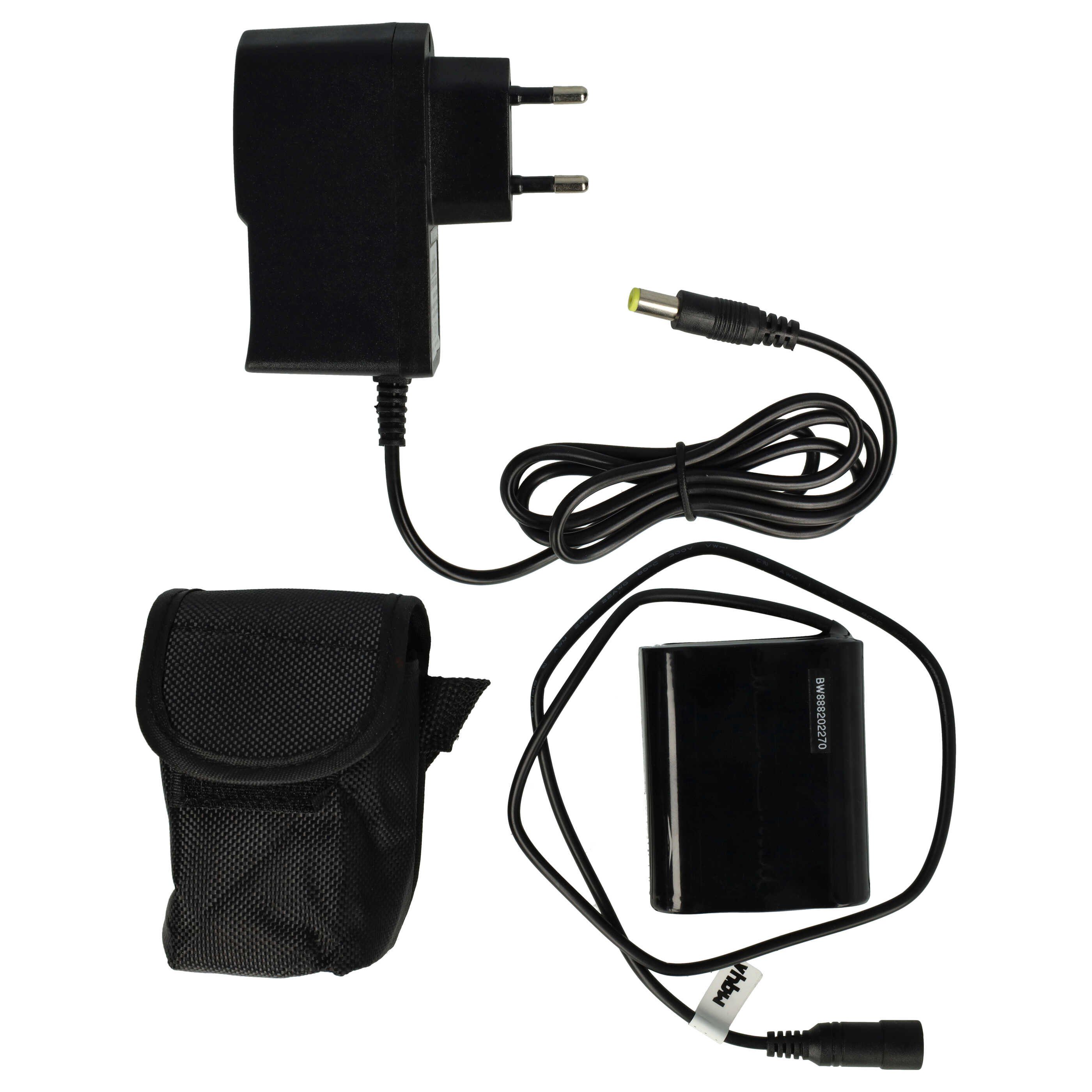 vhbw Akkupack passend für Supernova M99 Mini Pro B54, B54 Max Fahrrad / Akku Akkupack Li-Ion 9000 mAh (8,4 V, 1 St), Leistungsfähiges Ersatz-Akkupack für diverse Fahrradlampen