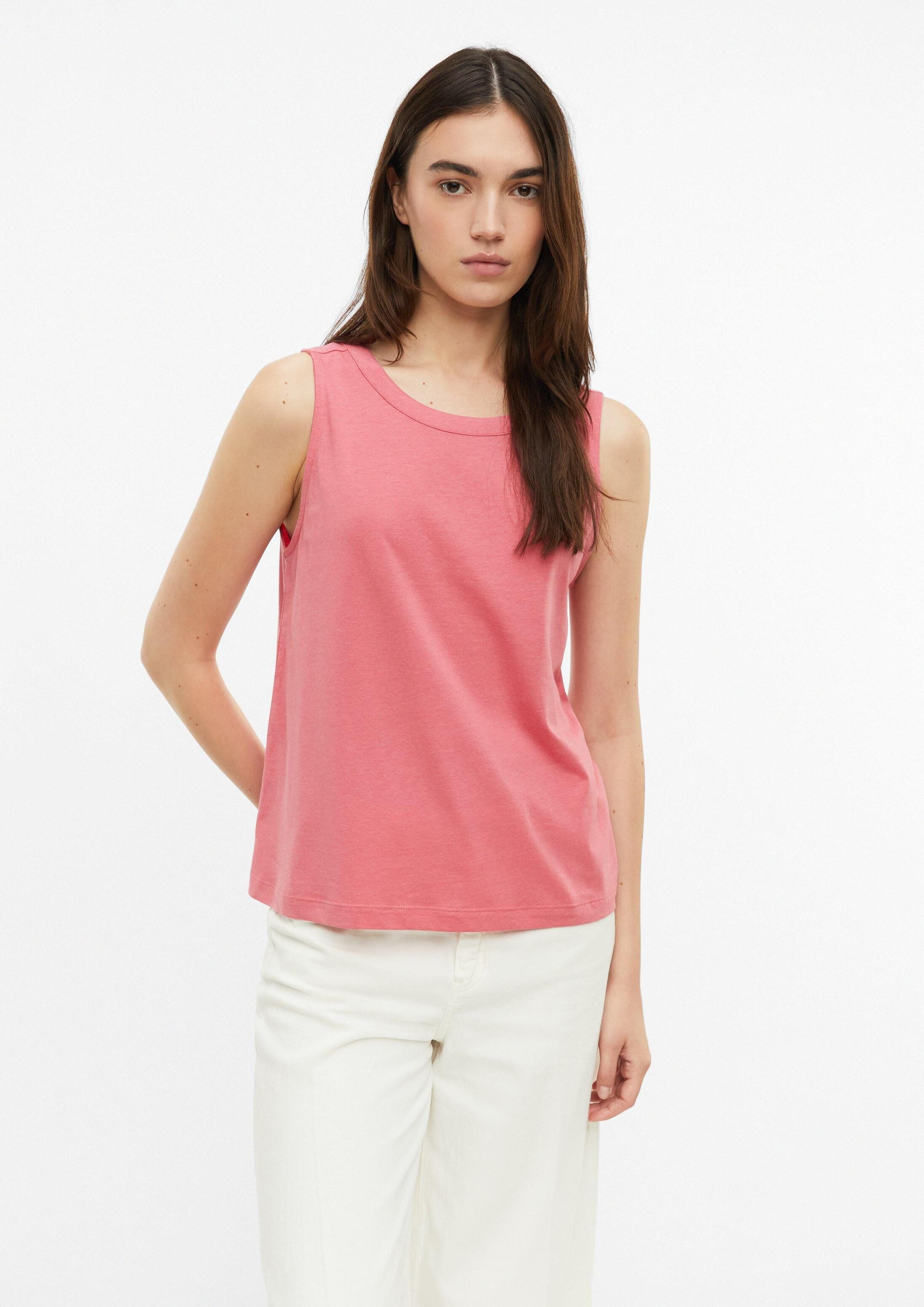 s.Oliver Muscleshirt T-Shirt Jersey-Top mit Rundhalsausschnitt und Rückendetail