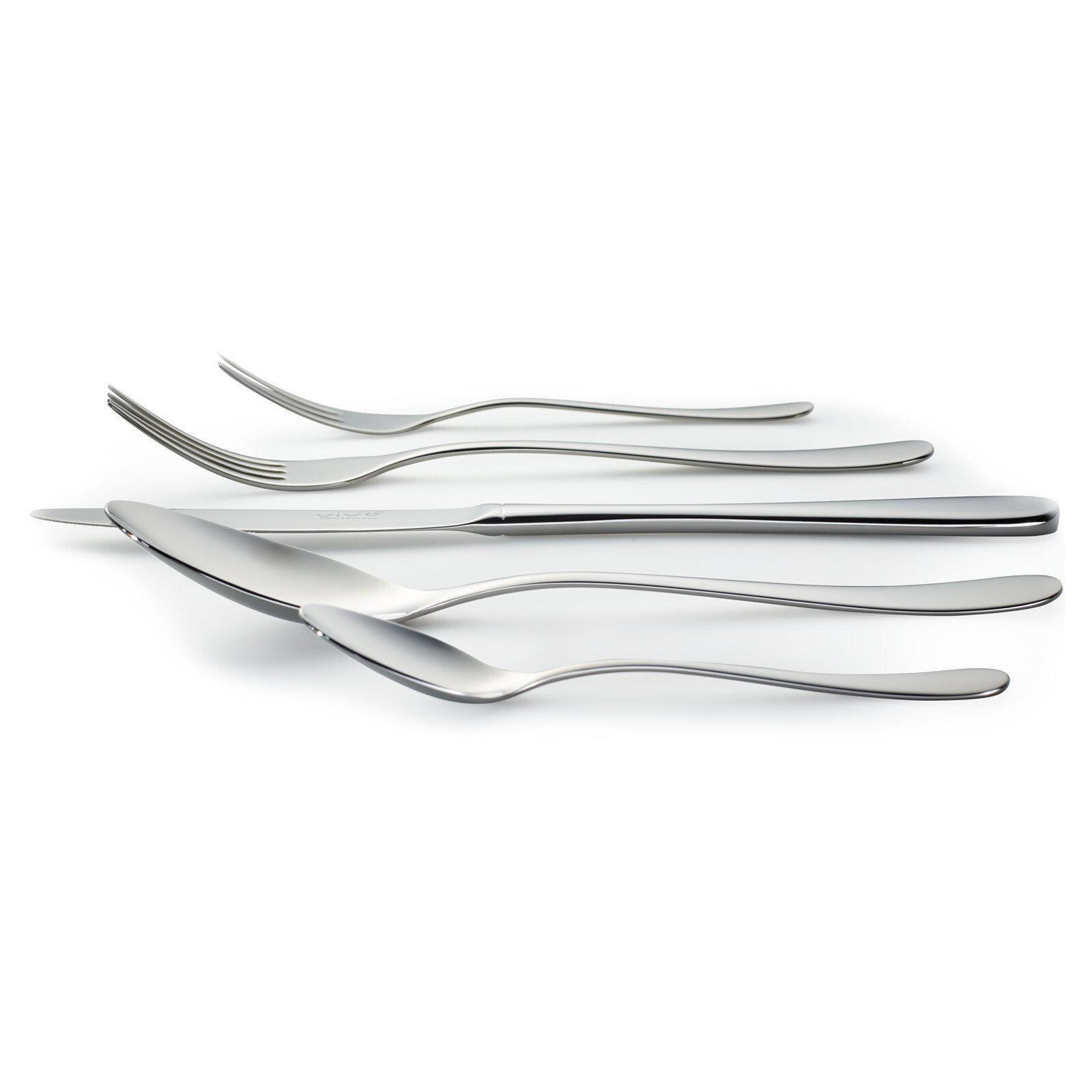 vivo Villeroy & Boch Group Besteck-Set New Fresh Basic Tafelbesteck 24er Set (24-tlg), Edelstahl, Spülmaschinenfest