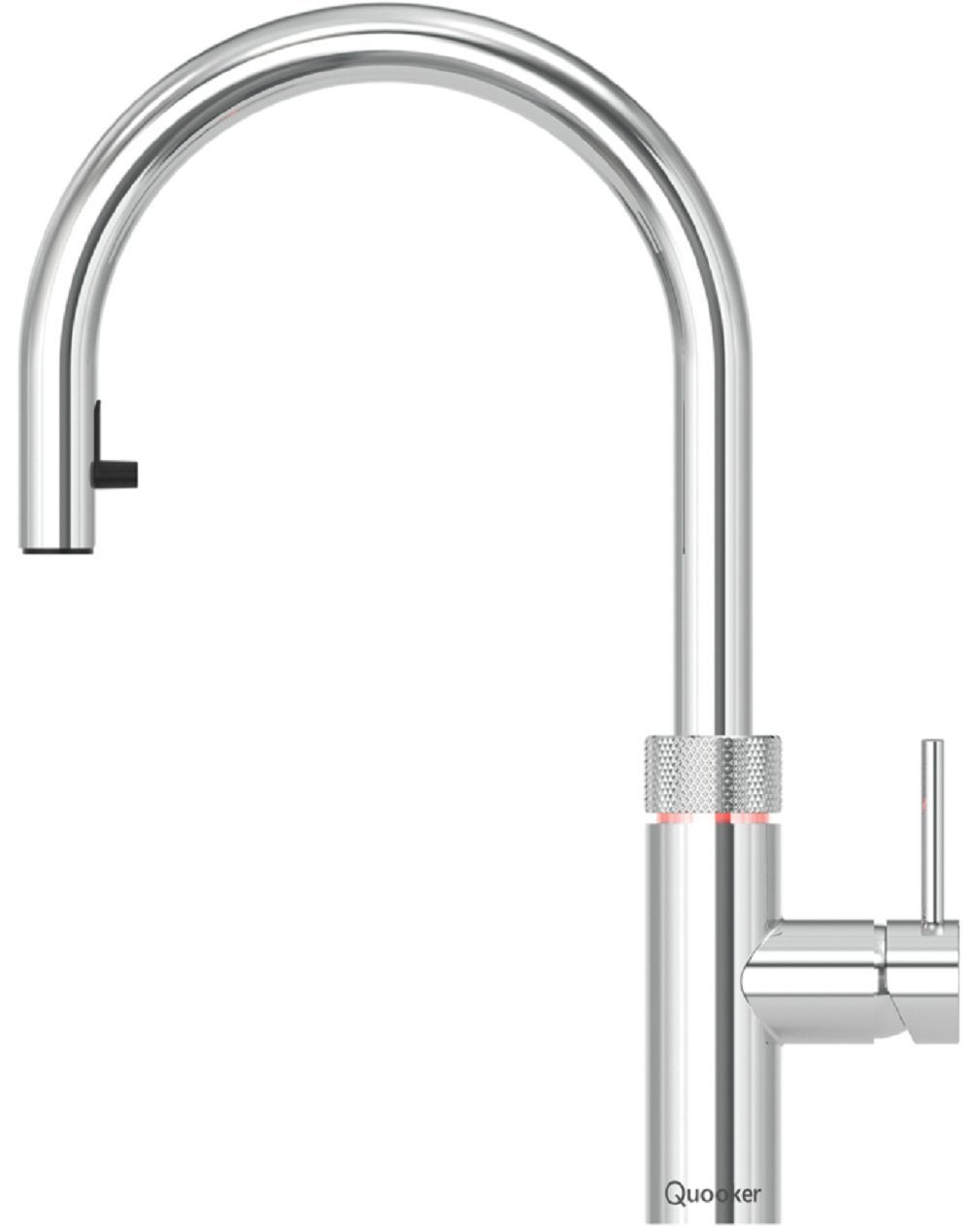 Küchenarmatur Flex, COMBI Reservoir, CUBE verchromt glänzend FXRCHR COMBI CUBE