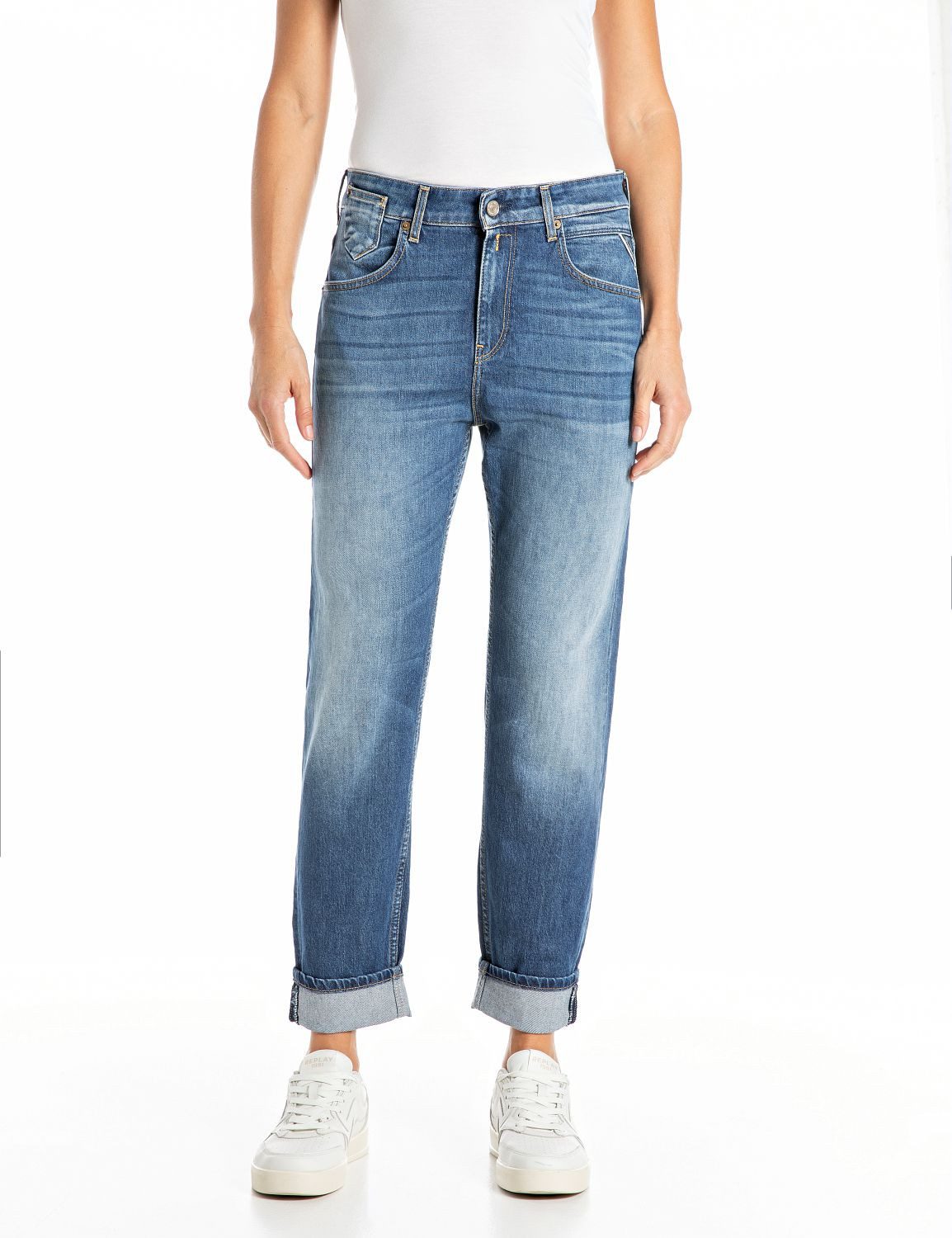Replay Slim-fit-Jeans MARTY mit leichter Waschung