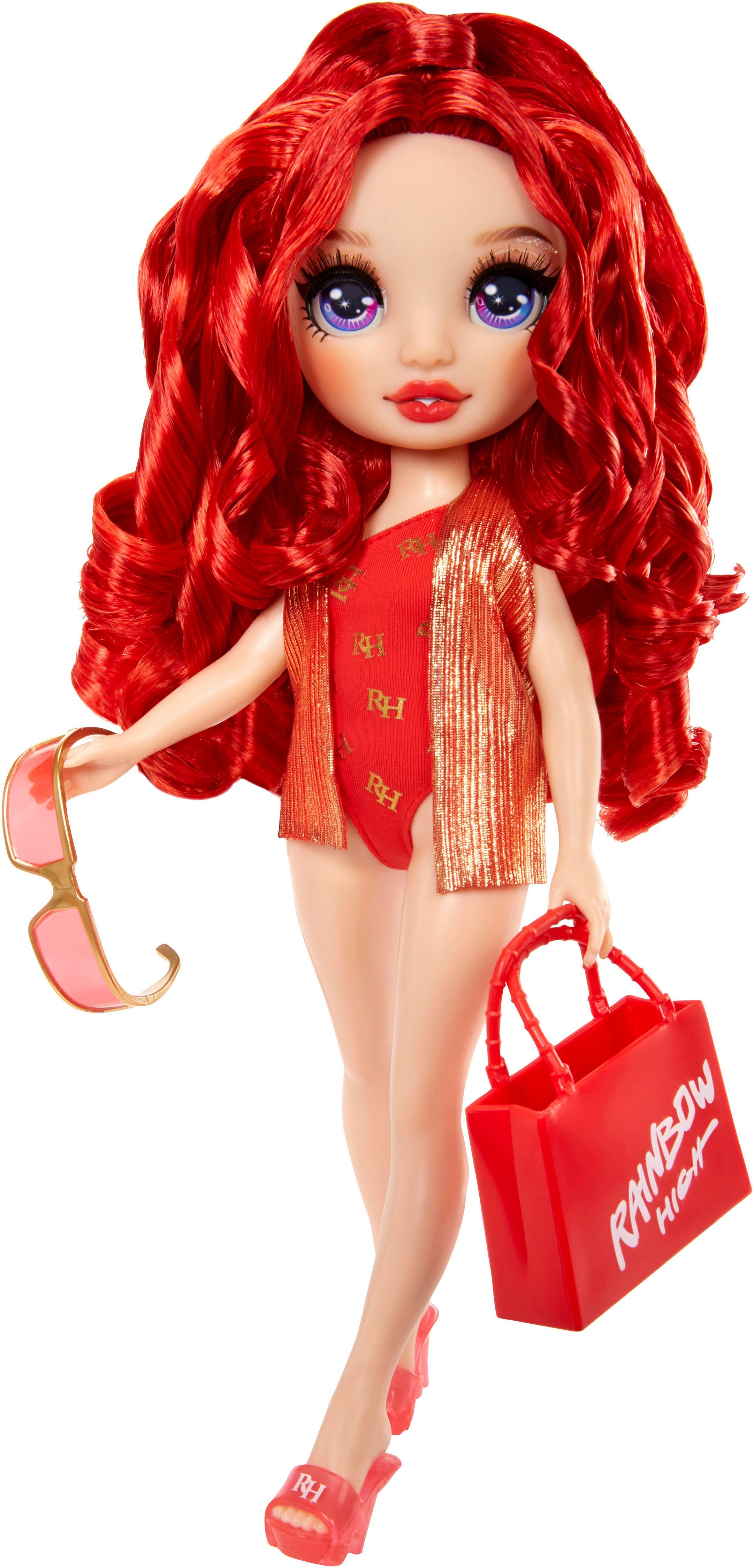 Rainbow High Anziehpuppe Rainbow High Swim & Style Fashion Doll- Ruby (Red) – Bild 5 von 5