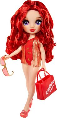 Rainbow High Anziehpuppe Rainbow High Swim & Style Fashion Doll- Ruby (Red)