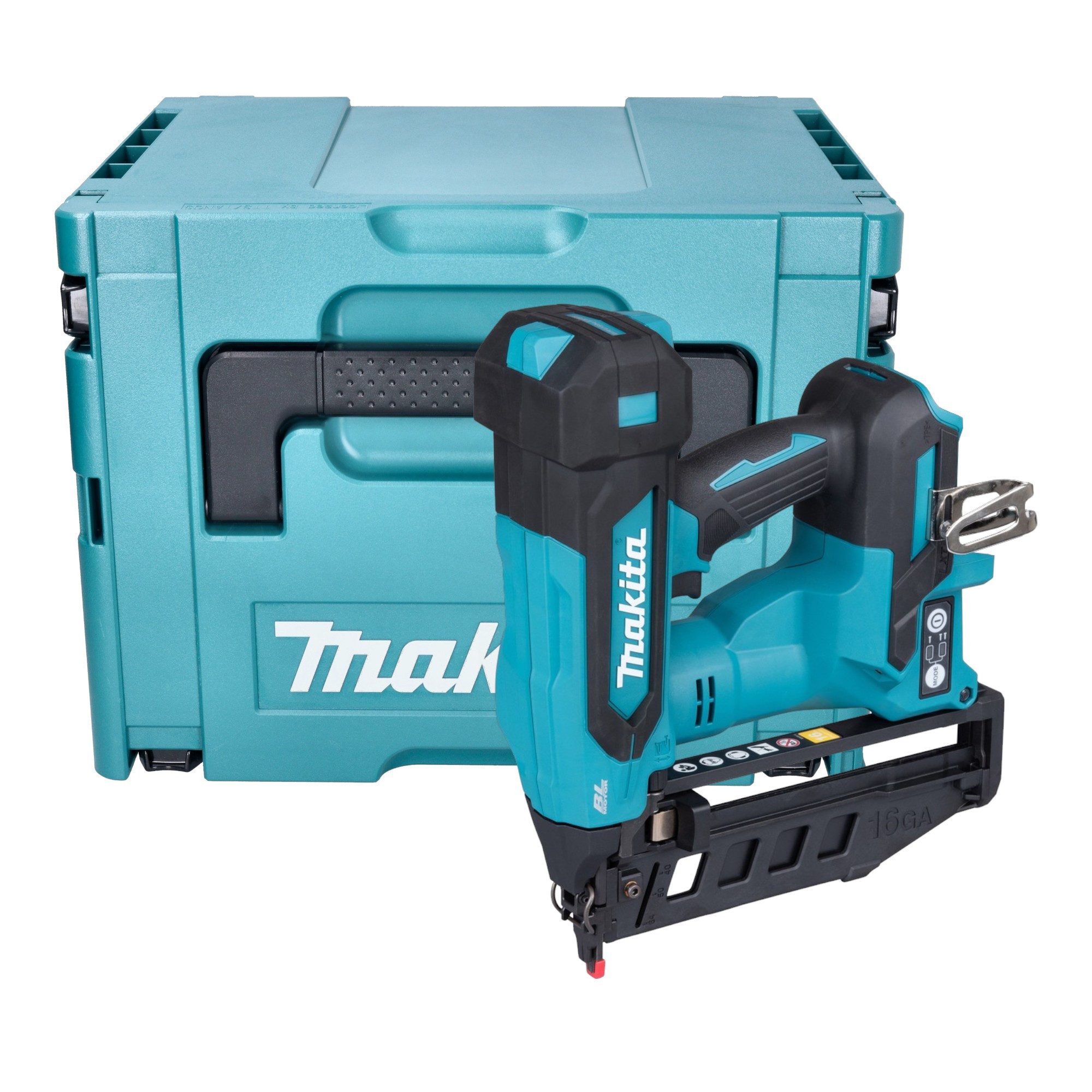Makita Stauchkopfnagler DBN 601 ZJ 18 V 19 - 64 mm + Makpac - ohne Akku, ohne Ladegerät