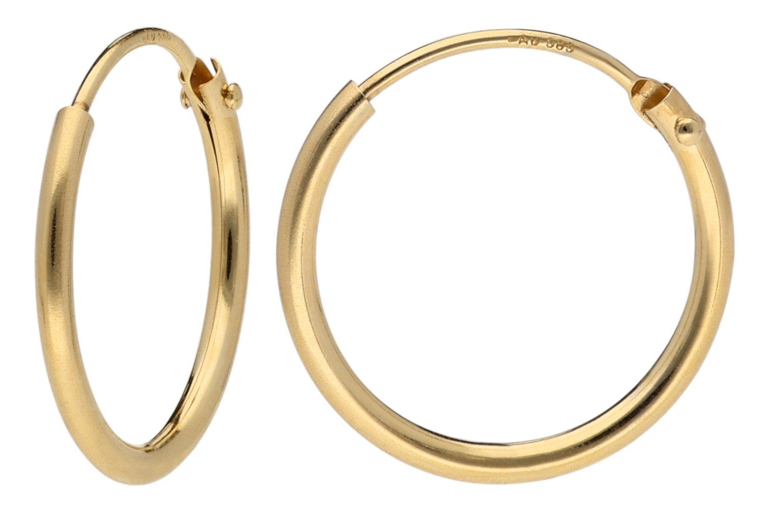 trendor Paar Creolen Gold 585 / günstig online kaufen