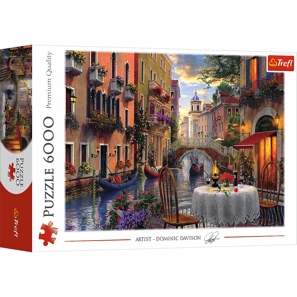 Trefl Puzzle Romantisches Abendessen 6000 Teile Puzzle, 6000 Puzzleteile, Made in Europe