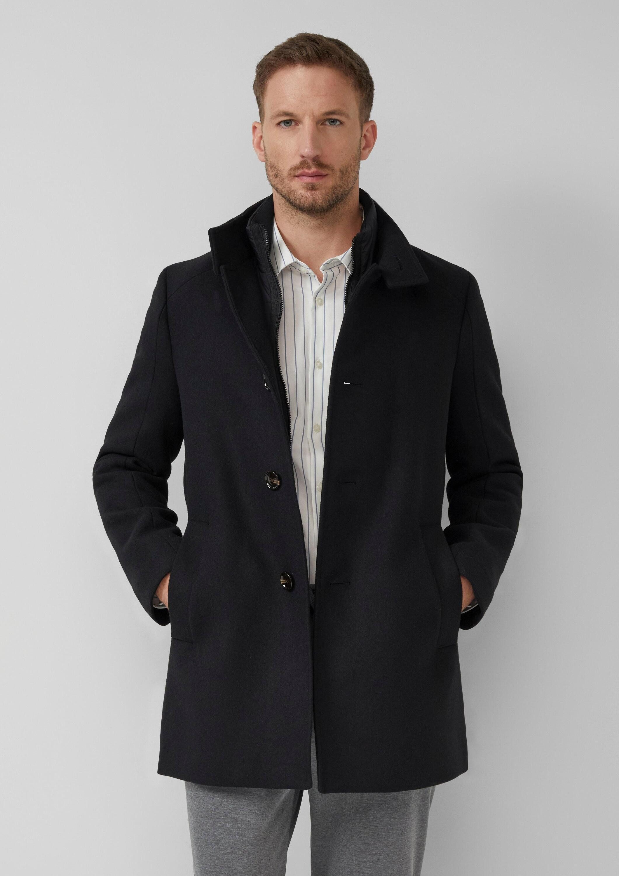 s.Oliver Funktionsmantel Outdoor-Mantel Mantel mit Stehkragen und Stepp-Ein günstig online kaufen