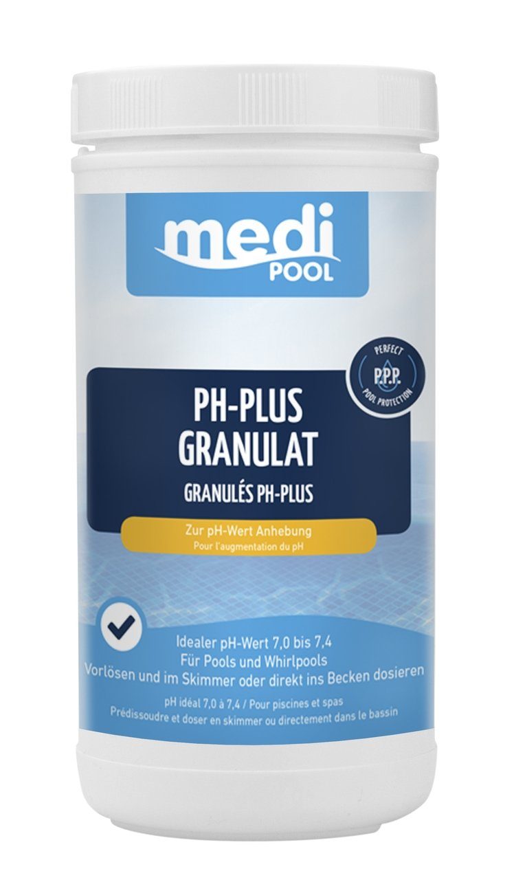 mediPOOL Poolpflege mediPOOL pH-Plus Granulat, (Spar-Set)