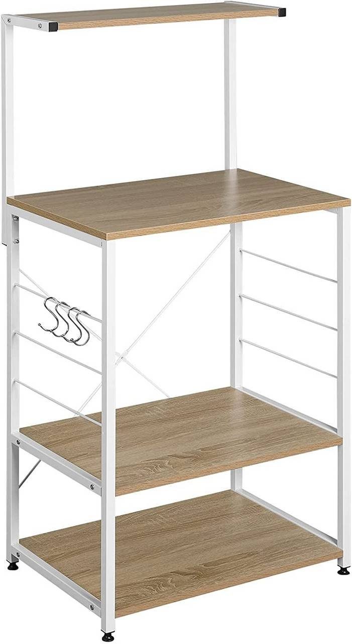 Woltu Küchenregal, 1-tlg., Küchenregal Standregal Mikrowellenhalter günstig online kaufen