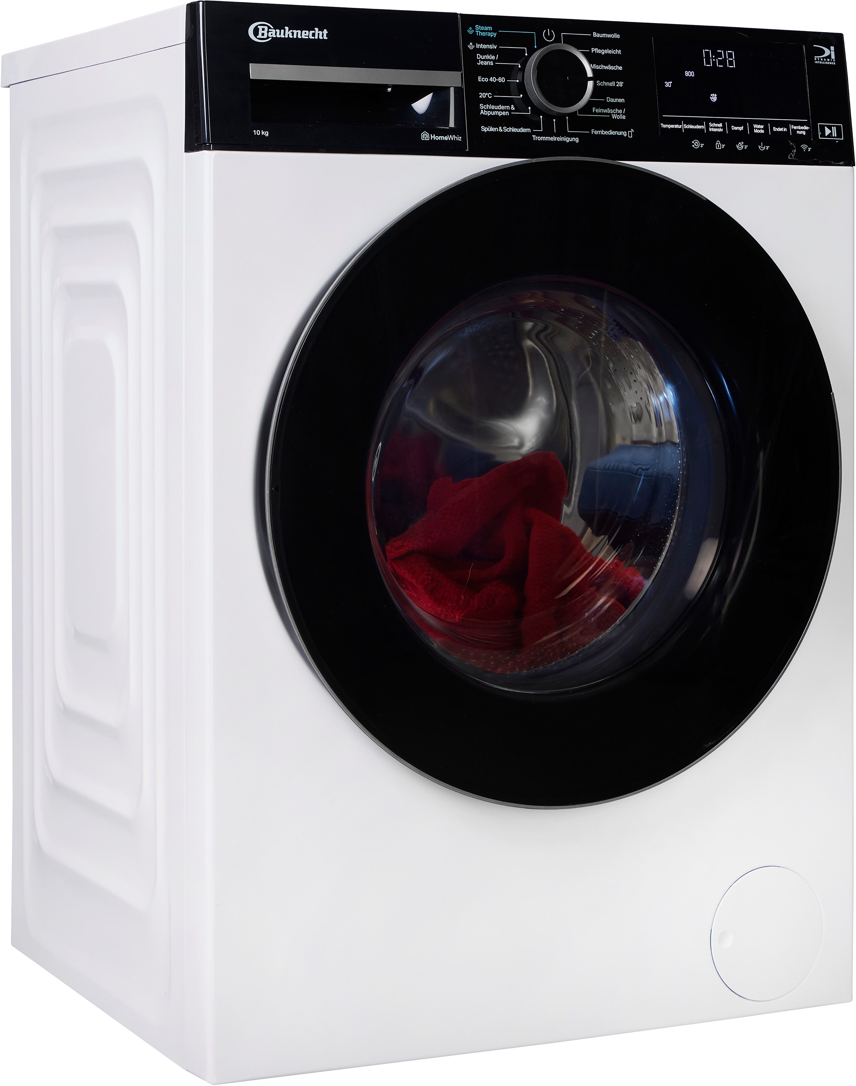 BAUKNECHT Waschmaschine B WM Smart Eco 10A, 10 kg, 1400 U/min, Adaptive Wash – Intelligente Anpassung der Programme an Ihre Wünsche