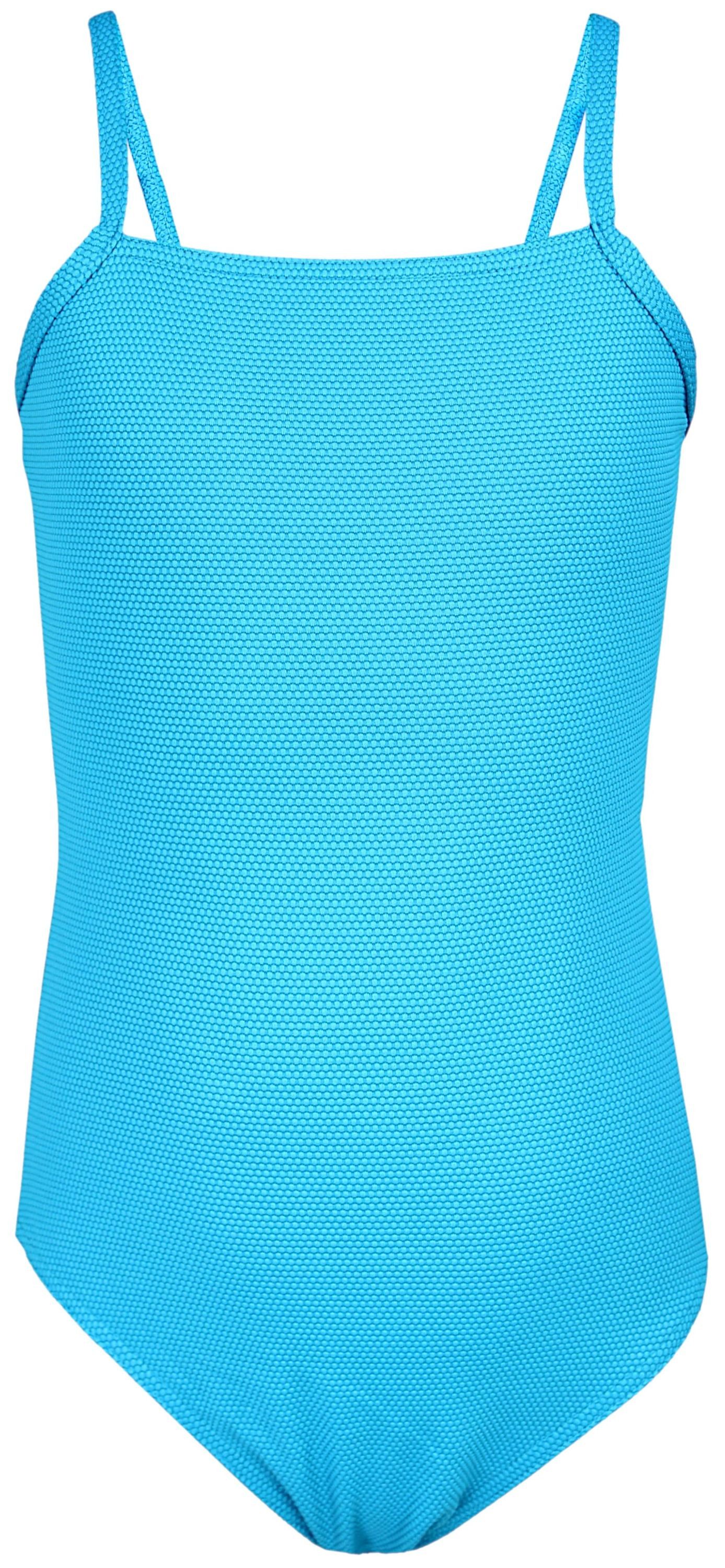 Aquarti Badeanzug Aquarti Mädchen Badeanzug mit Spaghettiträgern Streifen