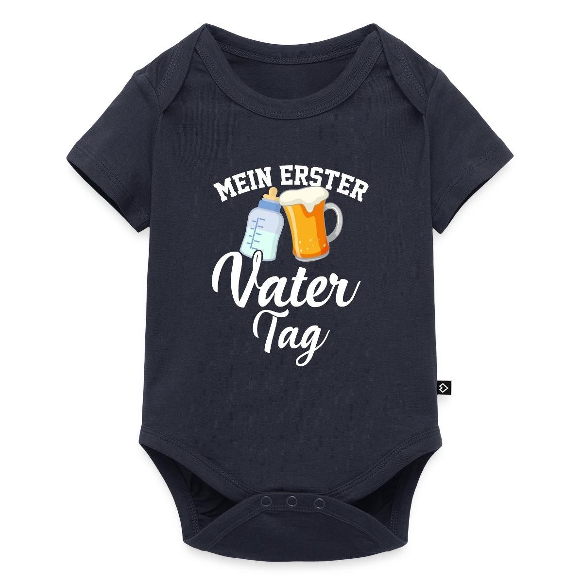 Kurzarmbody Mein Erster Vatertag / Bester Papa Kurzarm Tages Baby Body