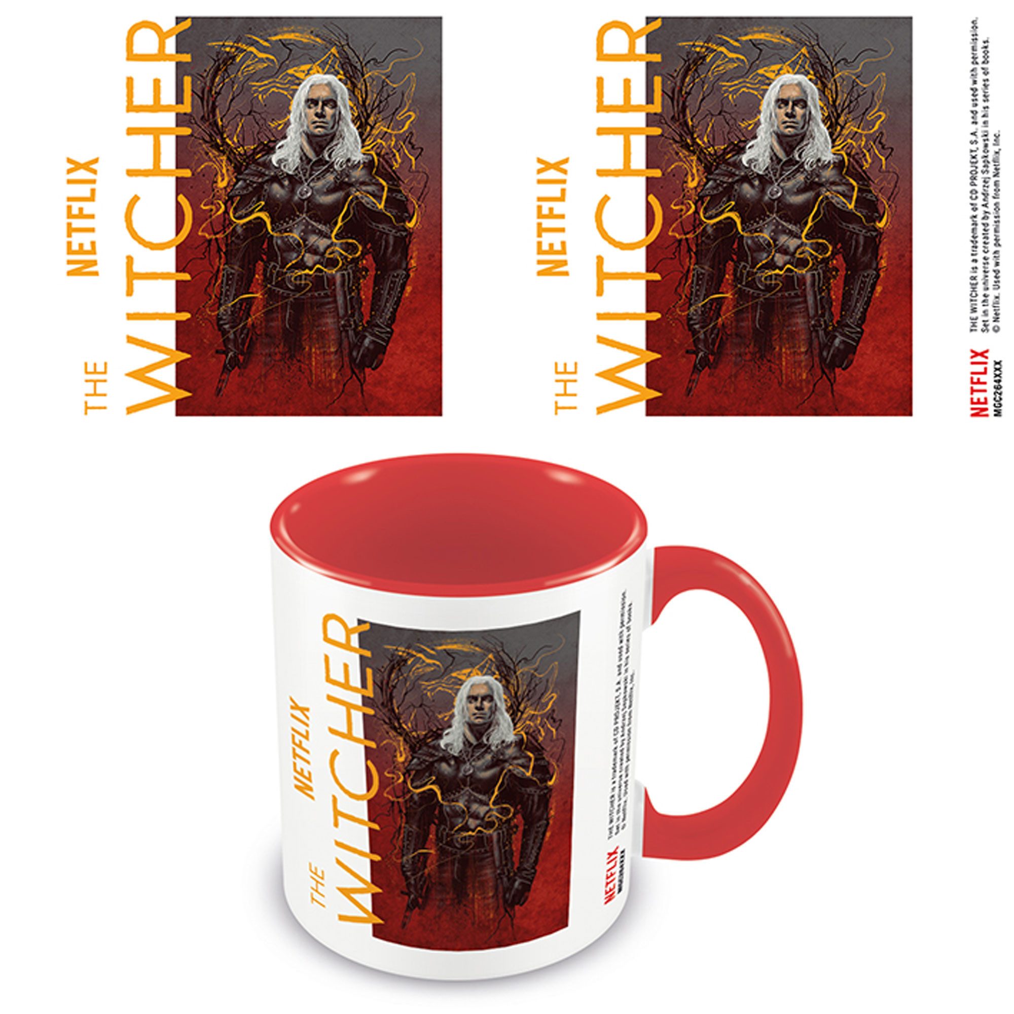 Tasse Witcher, The - Lizenz Tassen 3D - Geralt The Wolf