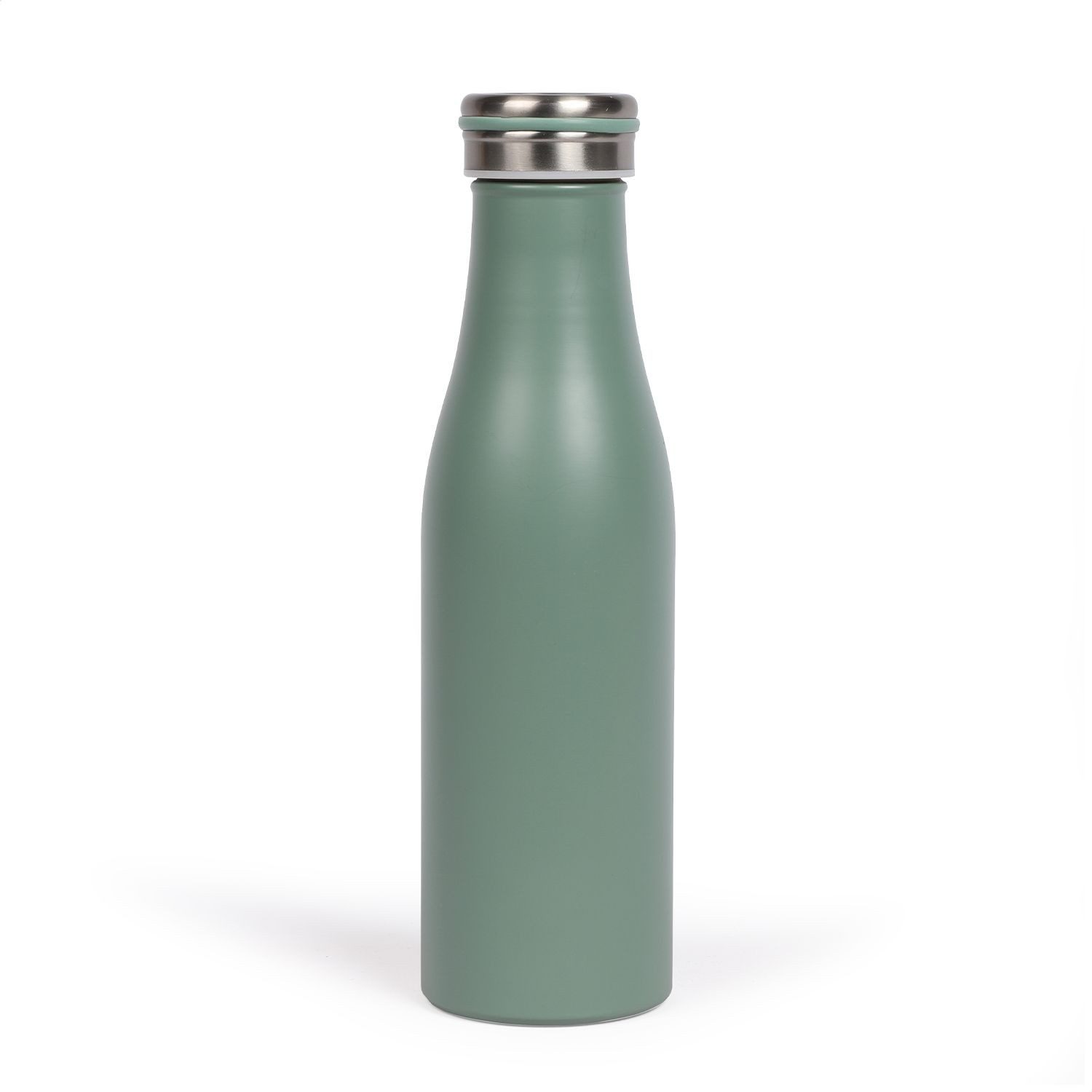 LIVOO Isolierkanne LIVOO Thermosflasche 0,5 Liter Edelstahl Isolierflasche MEN392S grün