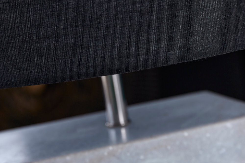 riess-ambiente Tischleuchte NOBLE 55cm weiß, ohne Leuchtmittel, Wohnzimmer · Leinenstoff · Marmor · mit Lampenschirm · Schlafzimmer