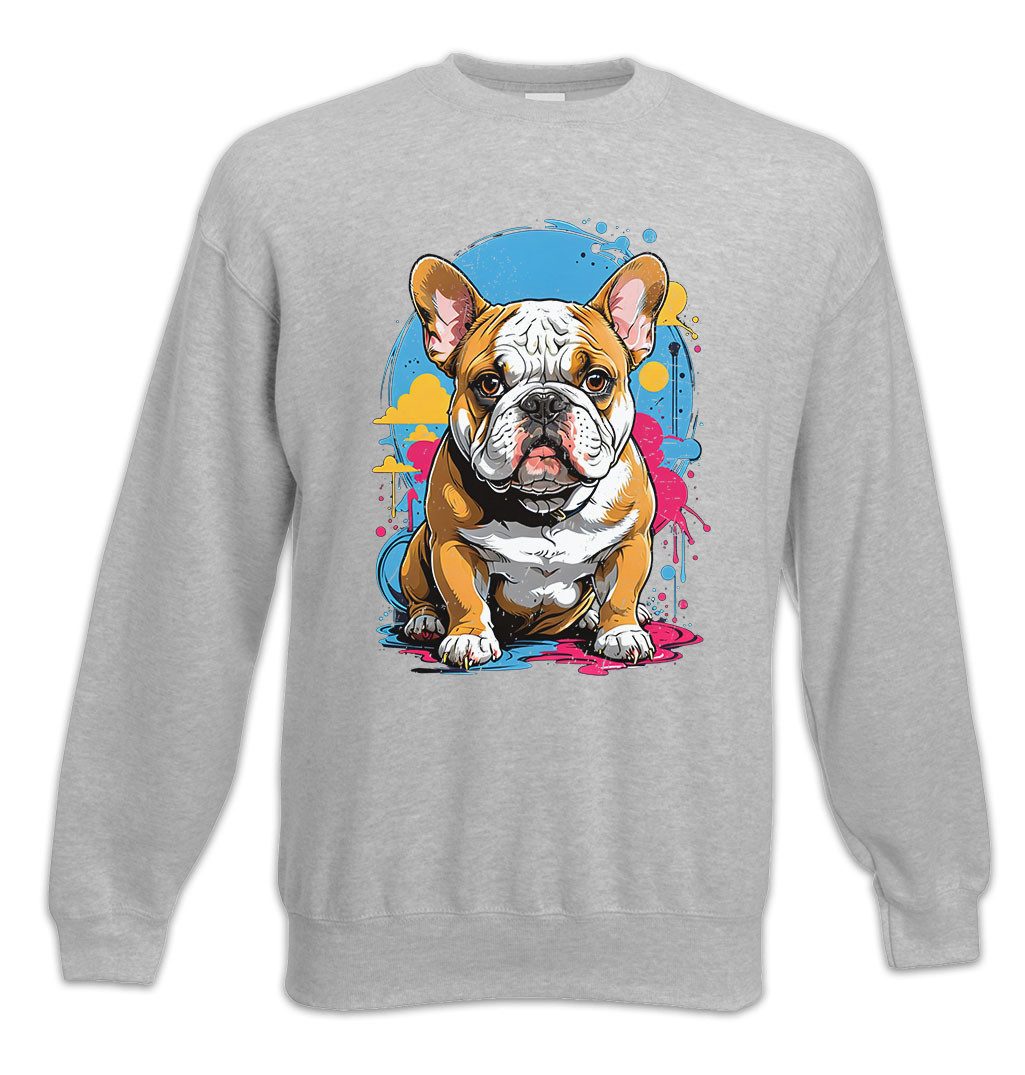 Sweatshirt Bulldog Art Sweatshirt Bulldogge British Dog Hund Bull Dogge American
