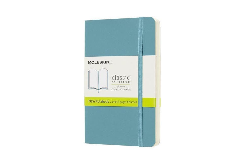 MOLESKINE Notizbuch Moleskine Reef Blue Notebook Pocket Plain Soft