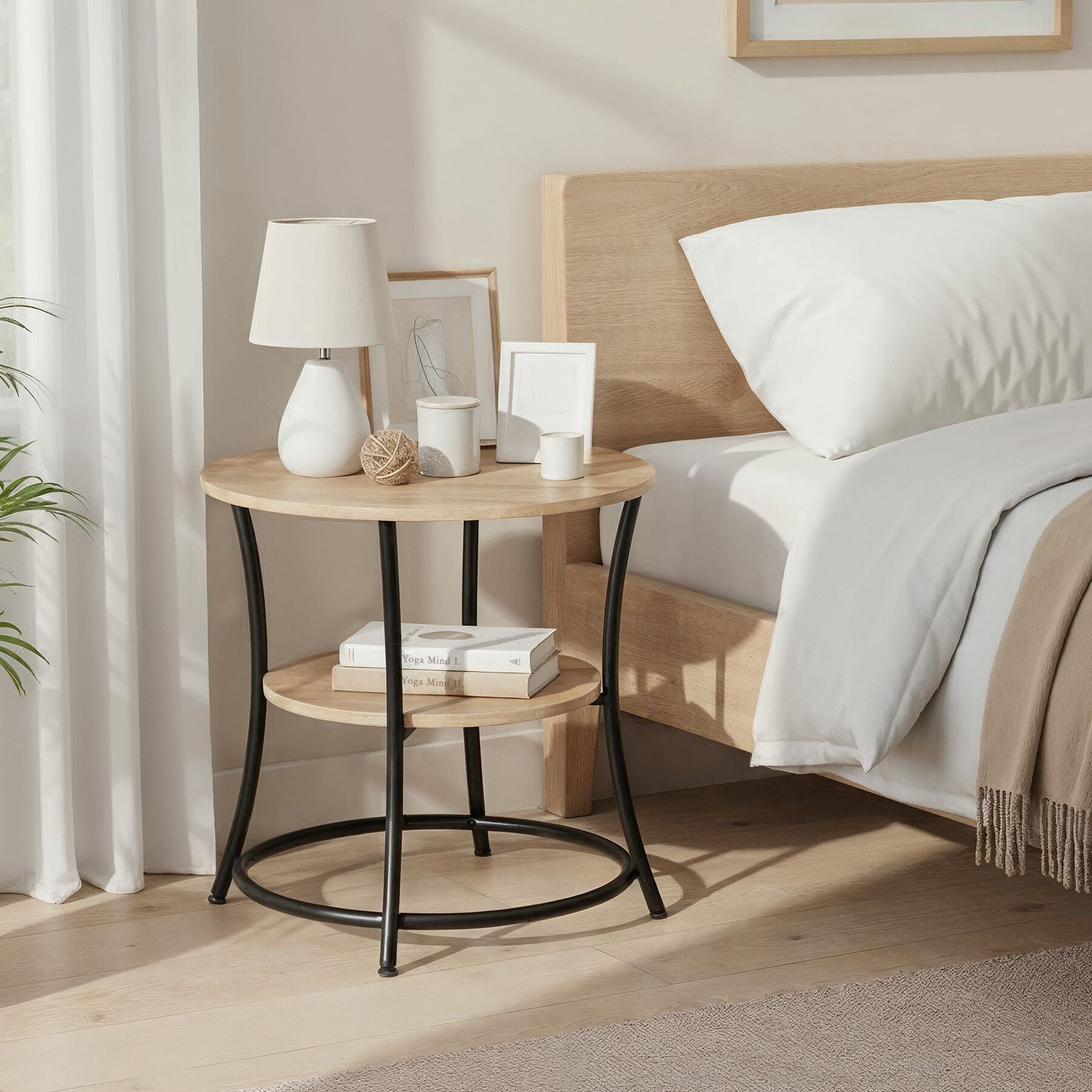 tectake Beistelltisch Couchtisch Saint Louis 55x56cm günstig online kaufen
