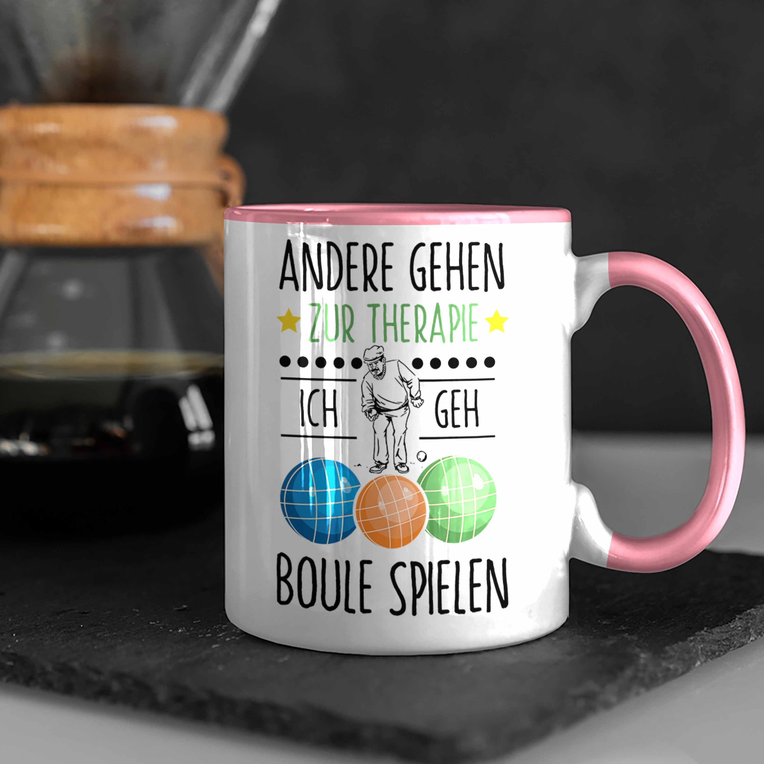 Andere Boule-Spieler Tasse Geschenk Trendation Rosa Spruch Boule Tasse Gehen Geschenkidee Zu