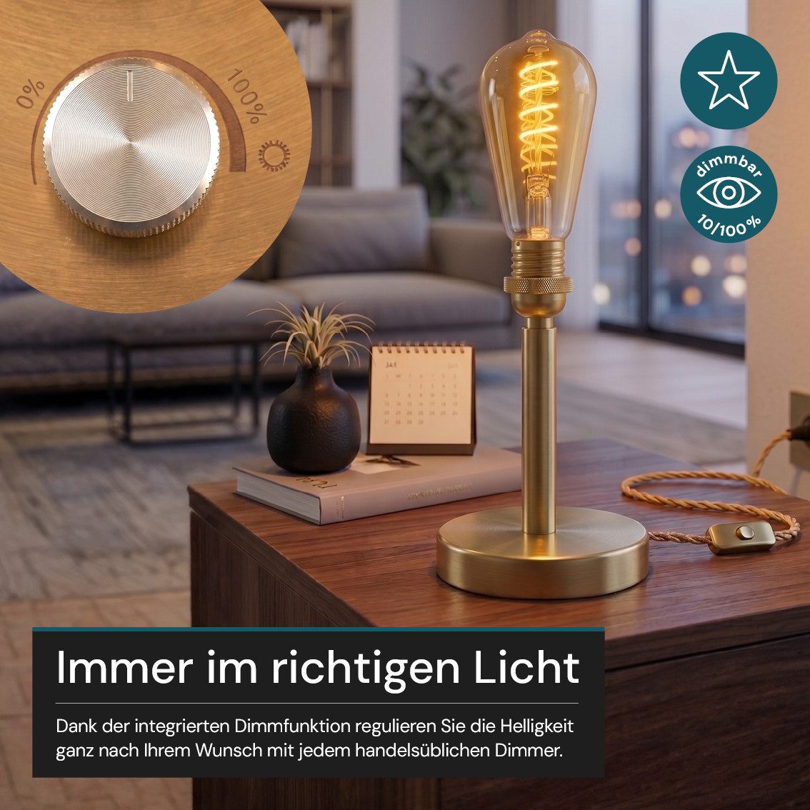 LUXULA LED-Leuchtmittel LUXULA LED-Leuchtmittel E27 4 W 2200 K Warmweiß, E27, Warmweiß