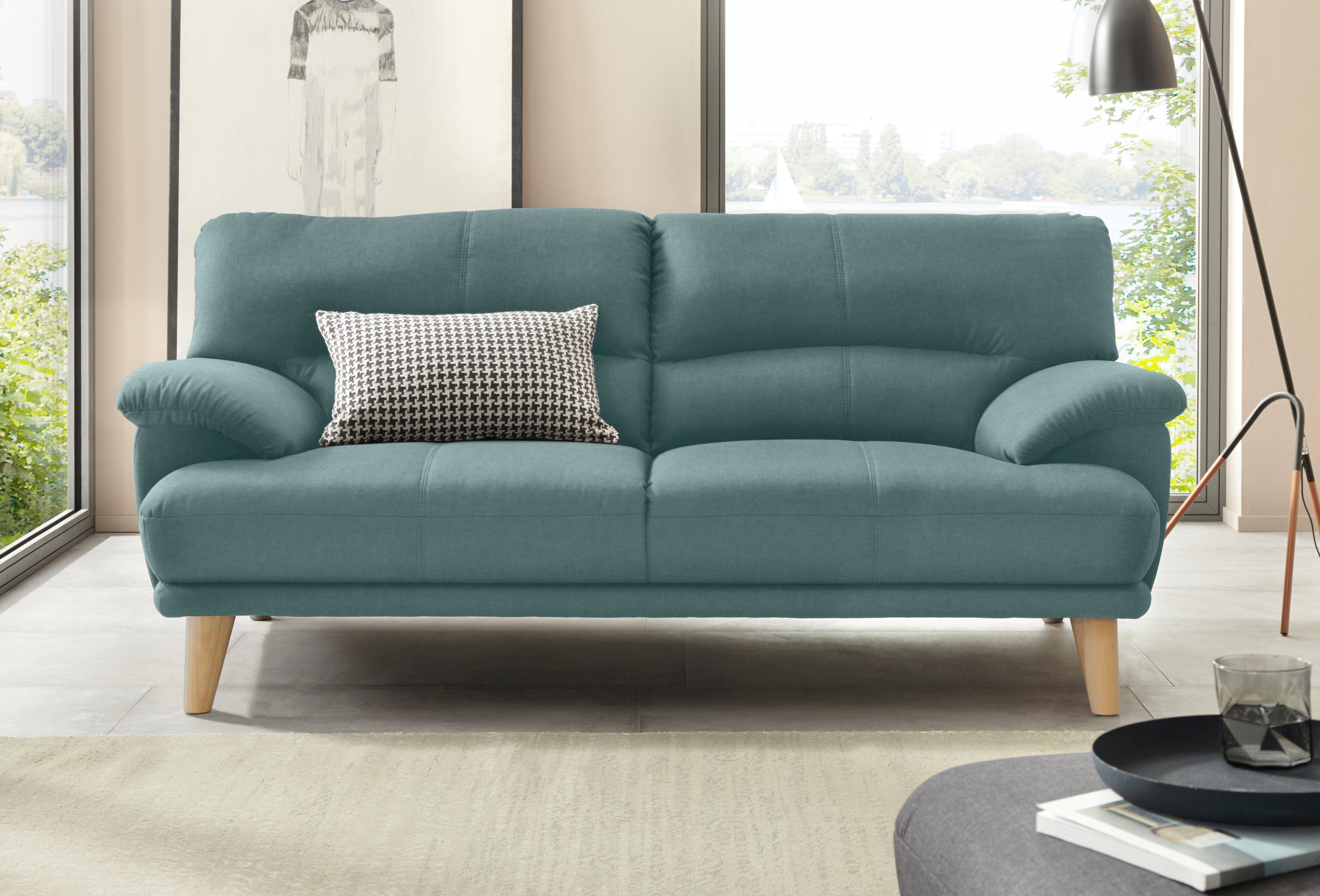 TRENDMANUFAKTUR 3-Sitzer Cecilia, Sofa in italienischem günstig online kaufen