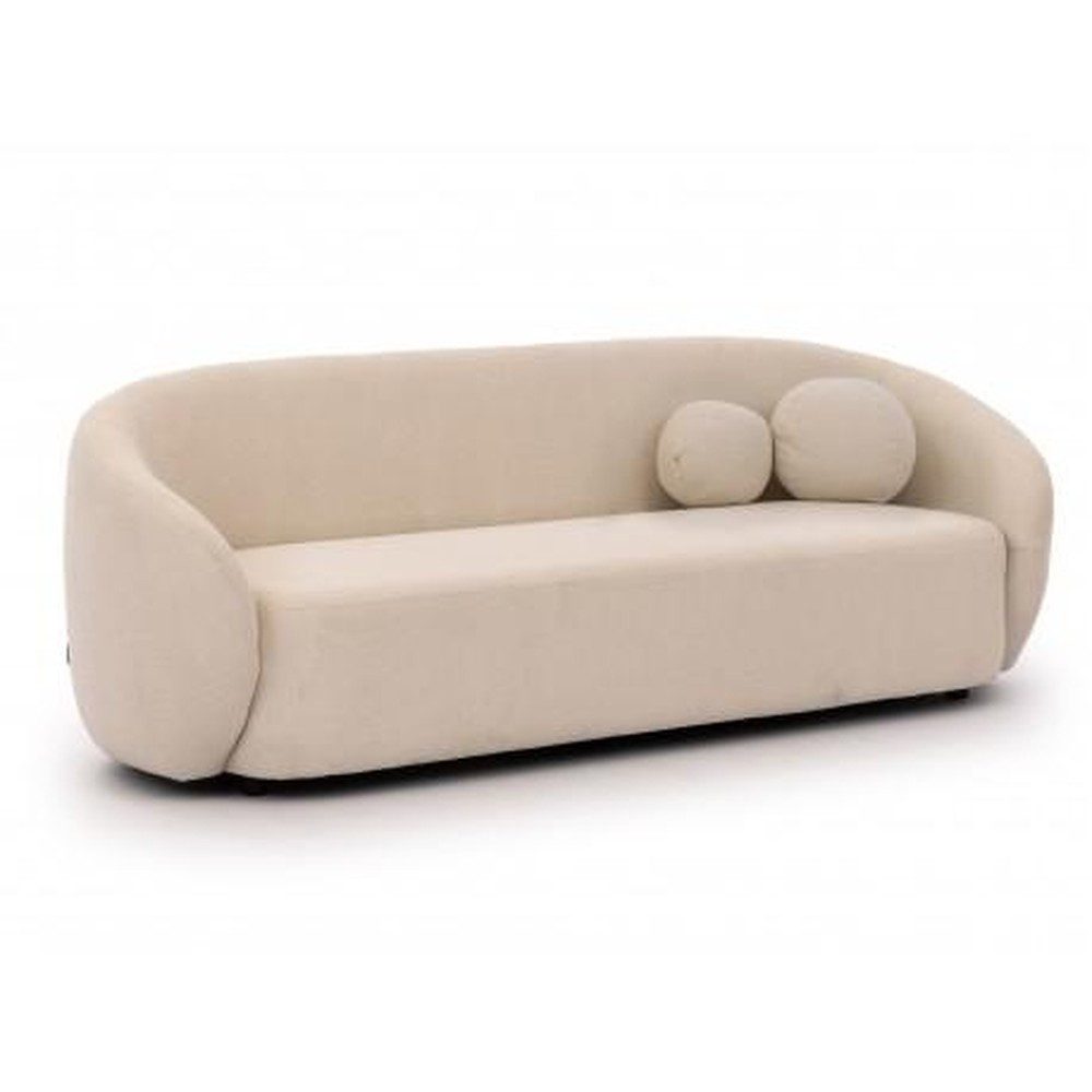 JVmoebel 3-Sitzer Modernes beiges 3-Sitzer-Sofa Minimalistisches Stoffsofa Wohnzimmer, 1 Teile, Made in Europa
