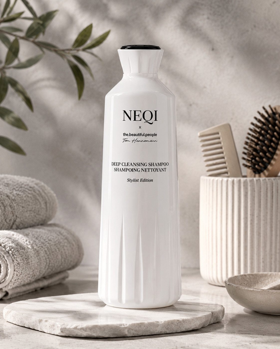 NEQI Kopfhaut-Pflegeshampoo x the beautiful people Deep Cleansing Shampoo 300 ml, Sanft zur Kopfhaut