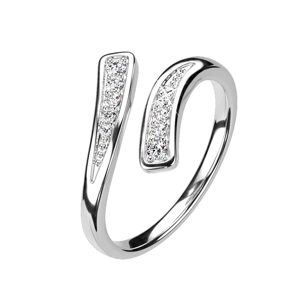 Order & Smile Schmuck Zehenring Zehenring / Midi Ring mit Zirkonia