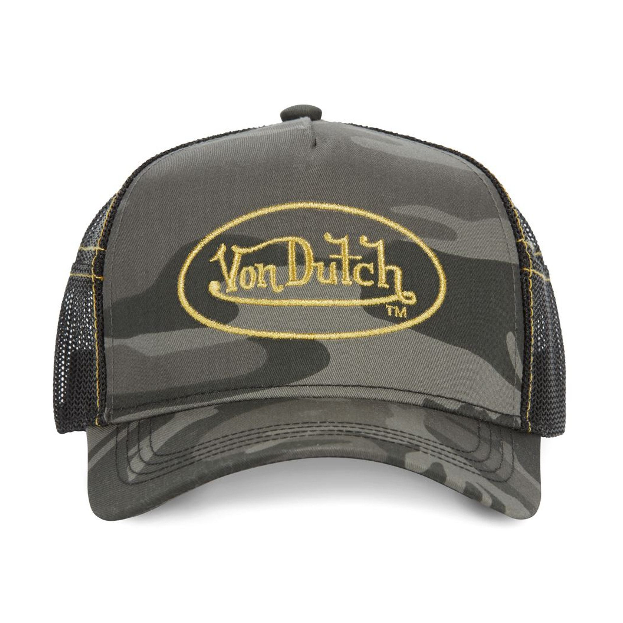 Von Dutch Trucker Cap Von Dutch Originals Trucker Cap - LOGO Camouflage Mesh (Basecap, Basecap, Meshcap, Trucker Kappe)
