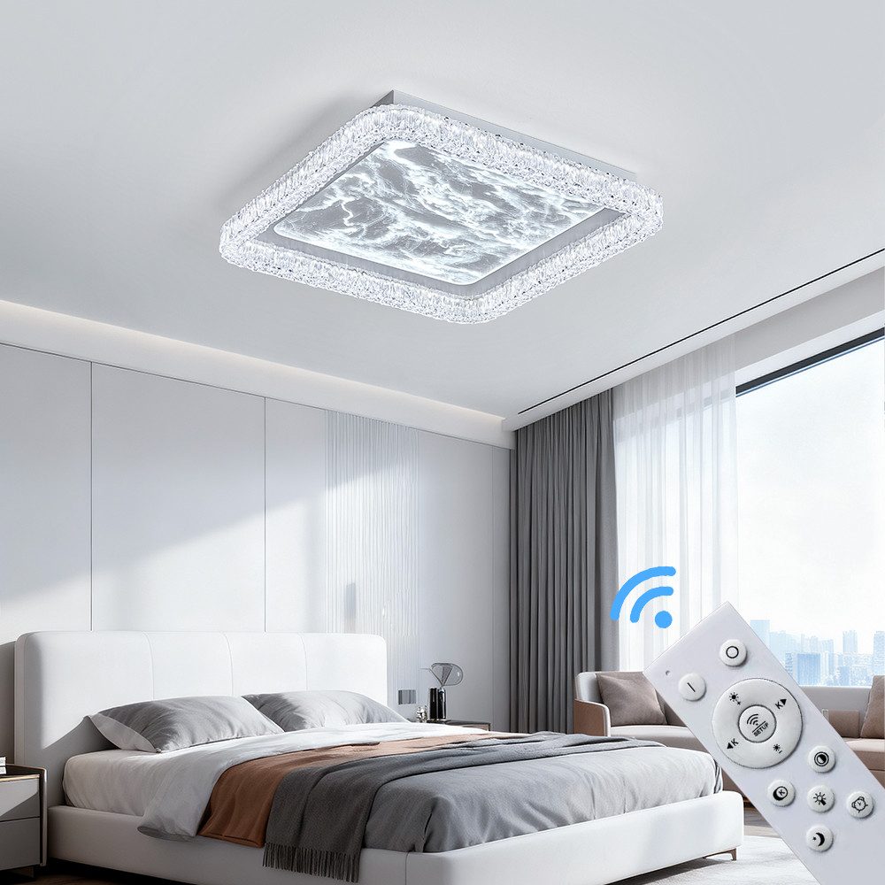 Eurotondisplay LED Deckenleuchte LED Deckenleuchte Fernbedienung günstig online kaufen