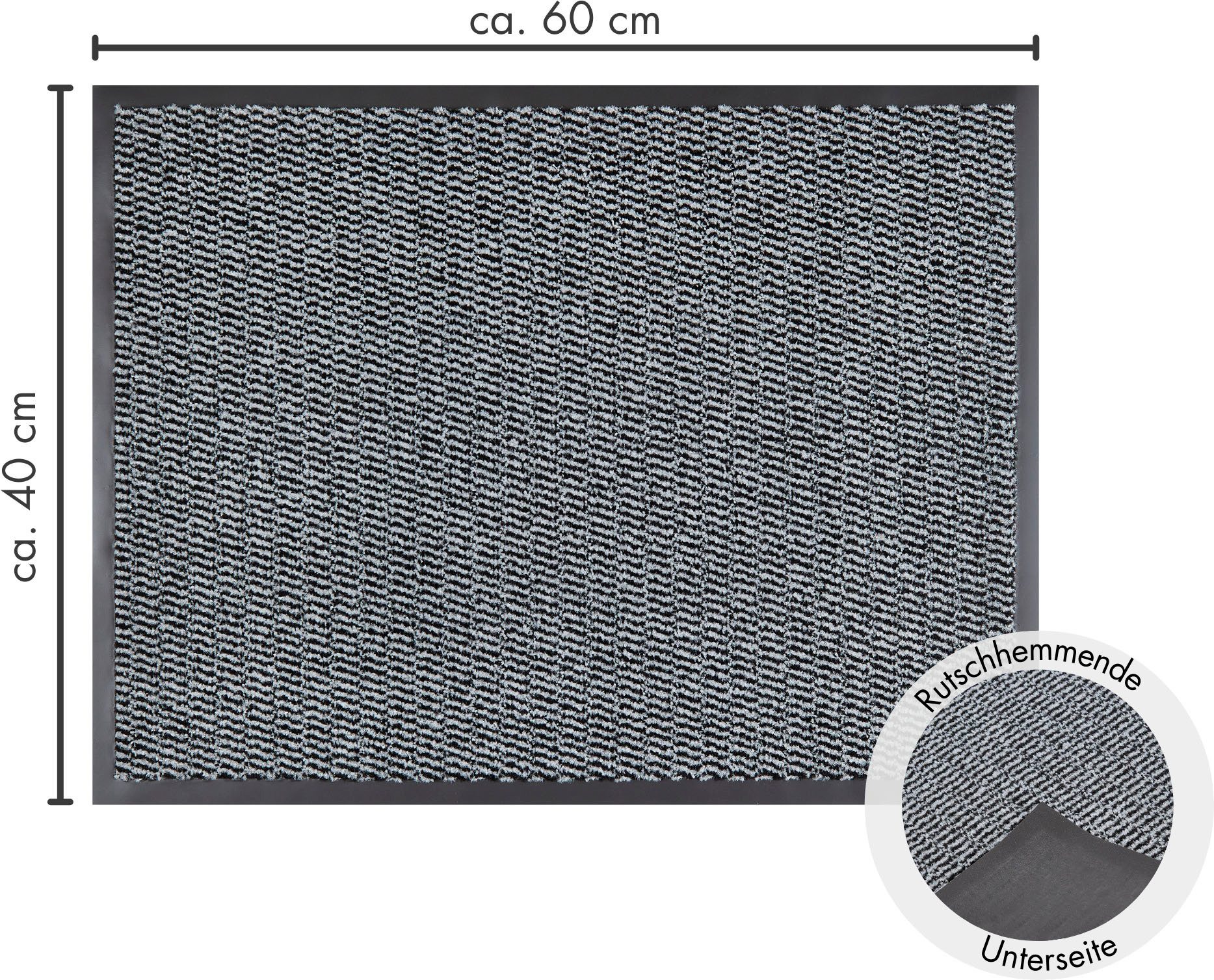 Andiamo Fußmatte Easy, Made in Netherlands, rechteckig, Höhe: 5 mm, Schmutz günstig online kaufen