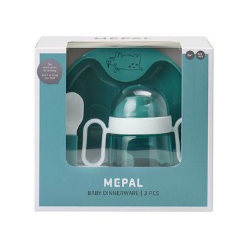 Mepal Kindergeschirr-Set Mio Babygeschirr 3er Set (3-tlg), Polypropylen, Silikon, Thermoplastische Elastomere, Tritan