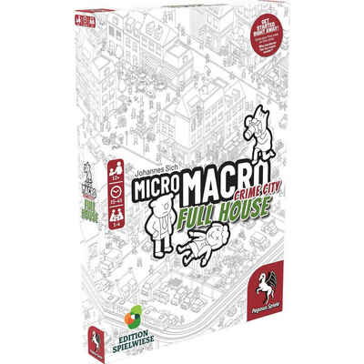 Pegasus Spiele Spiel, Familienspiel 59061E - MicroMacro: Crime City 2 Full House Edition..., Familienspiel