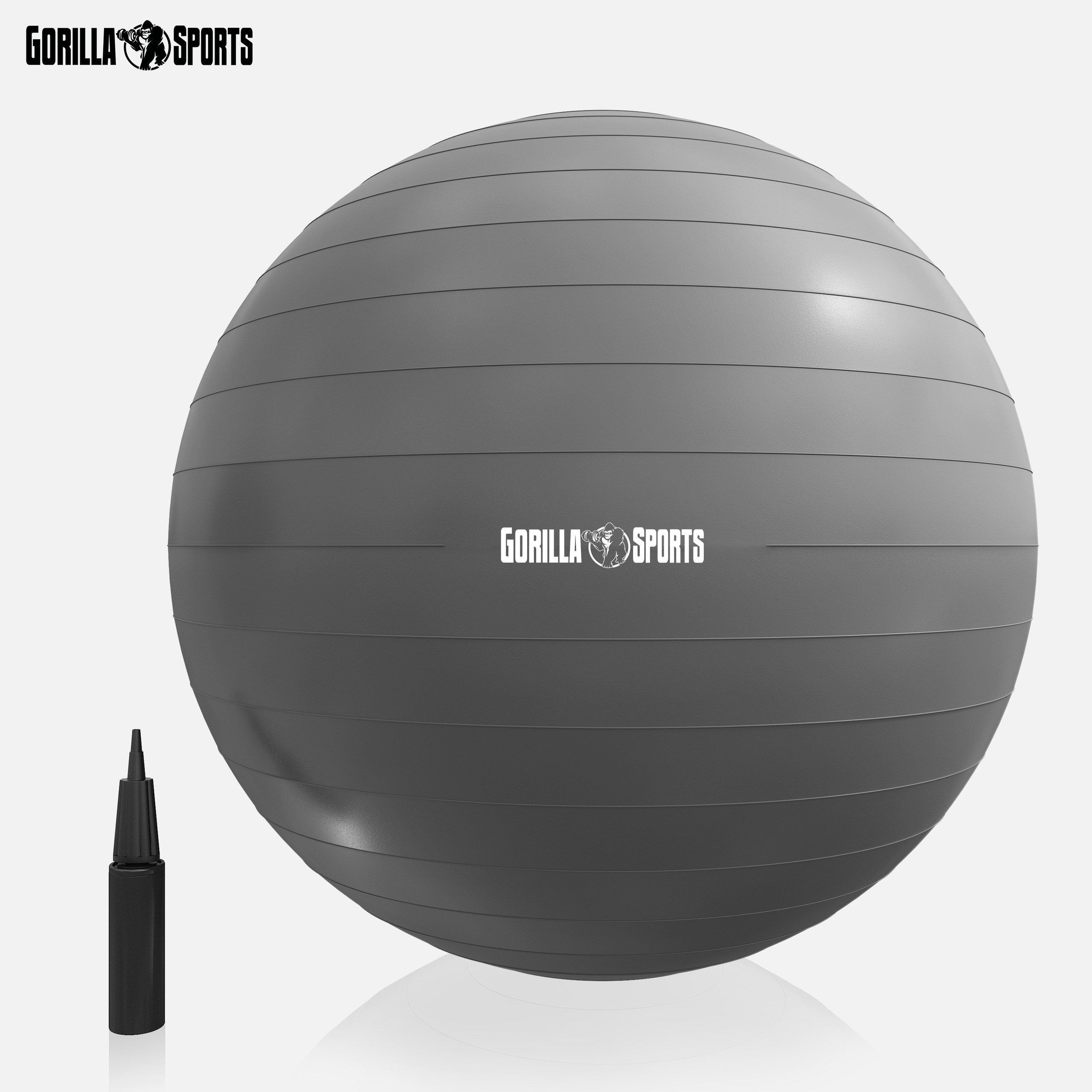 GORILLA SPORTS Gymnastikball Gymnastikball 55 - 75 cm (2-St)