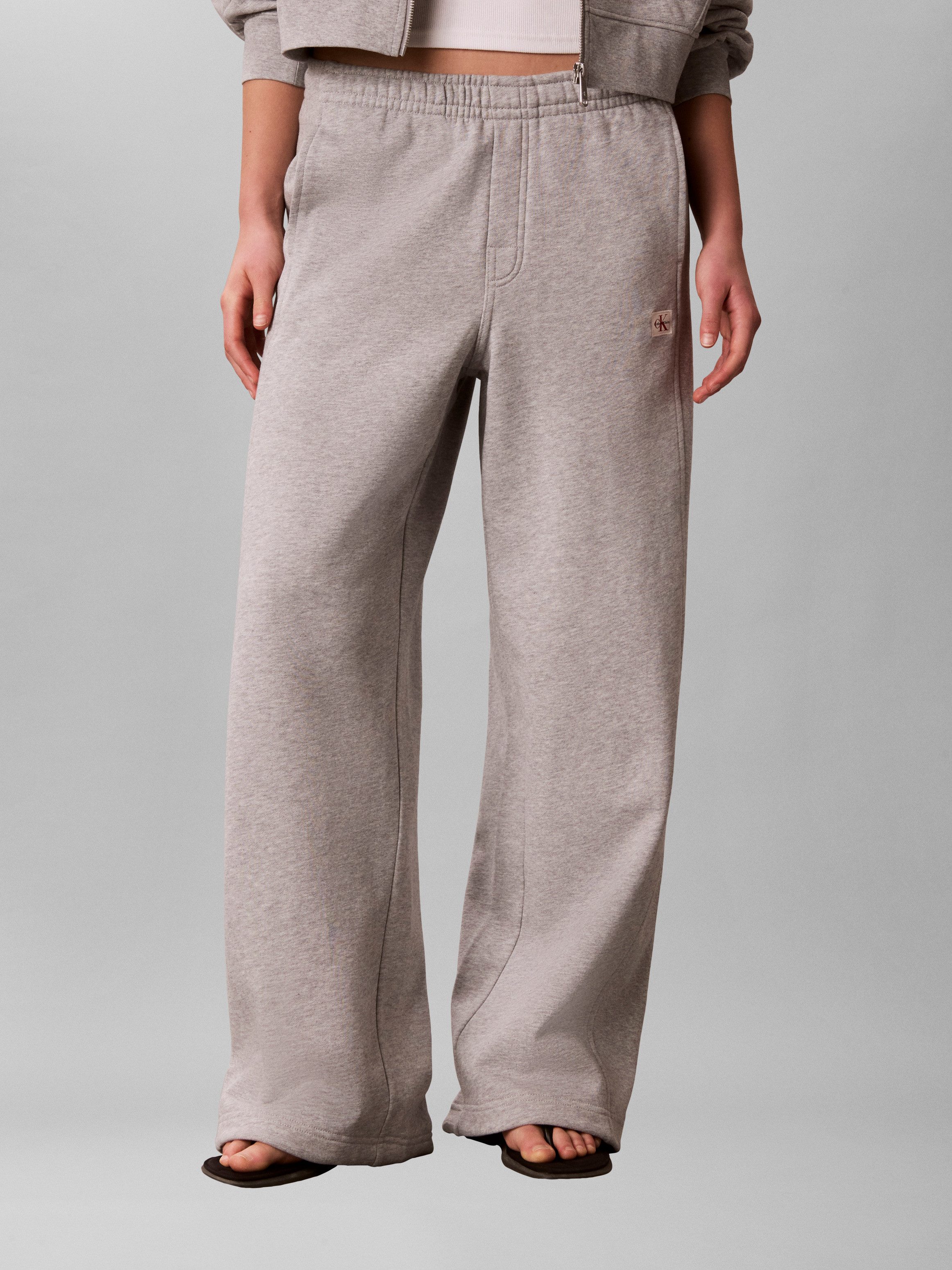 Calvin Klein Jeans Sweathose mit weitem Bein