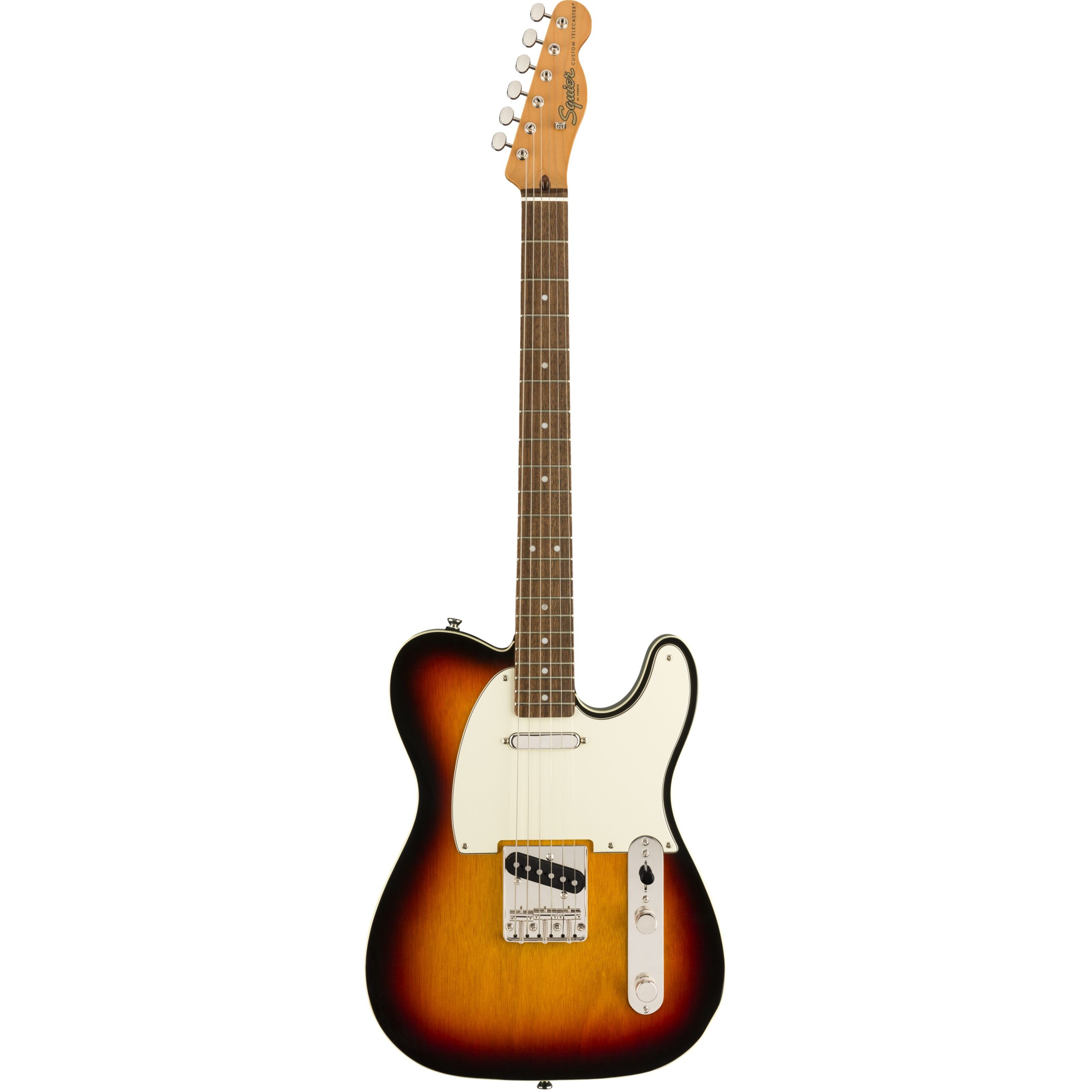 Squier E-Gitarre, E-Gitarren, T-Modelle, Classic Vibe '60s Custom Telecaster IL 3-Color Sunburst - E-Gitarre