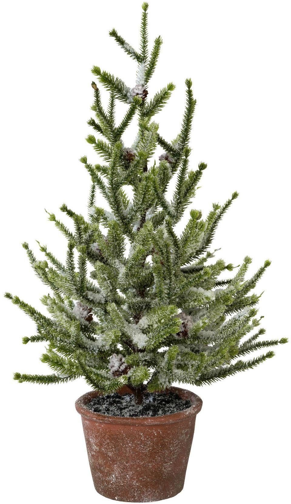 OTTO home Künstlicher Weihnachtsbaum Weihnachtsdeko, künstlicher Christbaum, Tannenbaum, Fichte mit Schnee