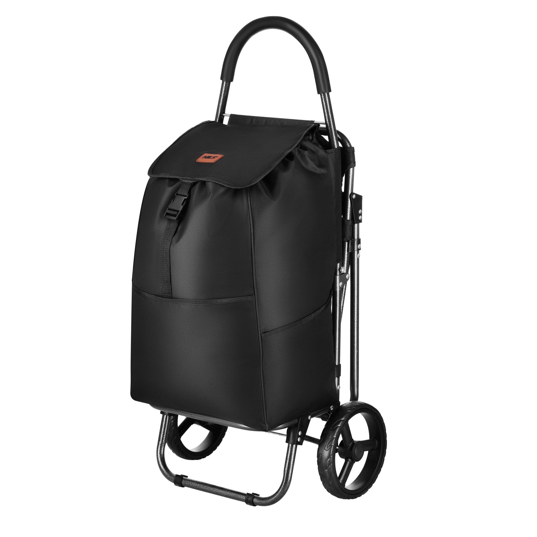 NILS CAMP Einkaufstrolley Einkaufswagen Klappsitz Thermotasche, 40.0 l, Klappsitz bis 70 kg, 40 l, thermoisoliert, faltbar