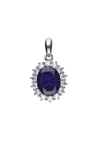 DIAMONFIRE Кулон »925/- Silber 1 blauer &am...