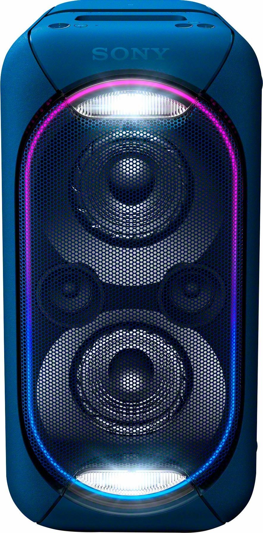GTK-XB60 Kompaktes leistungsstarkes One Box Soundsystem (Extra Bass, Bluetooth, NFC, Lichteffekte, 14 Stunden Akkulaufzeit) GTK-XB60 Kompaktes leistungsstarkes One Box Soundsystem (Extra Bass, Bluetooth, NFC, Lichteffekte, 14 Stunden Akkulaufzeit)