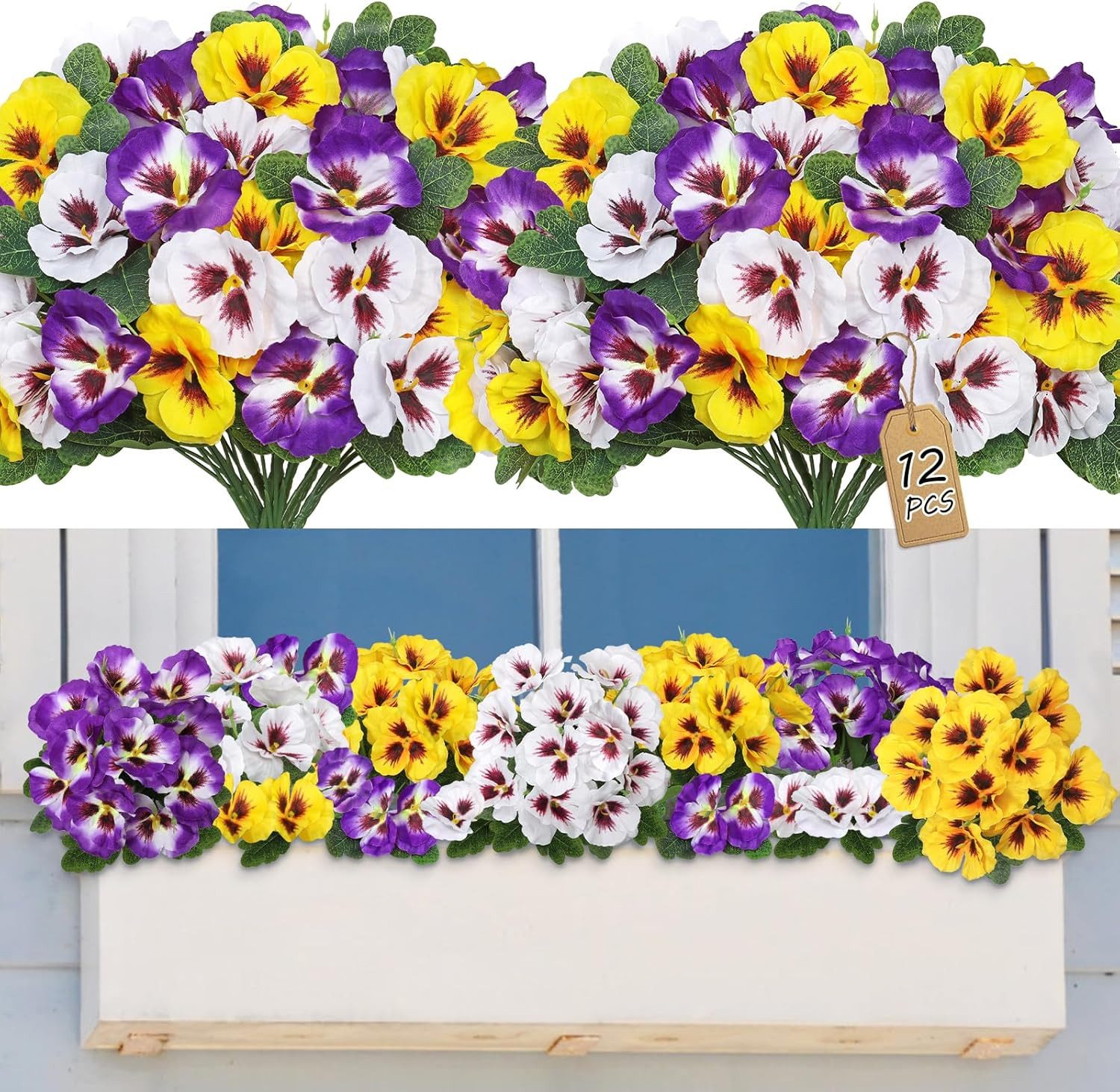 Kunstblumenstrauß 4 Bündel Künstliche Blumen Geranie günstig online kaufen