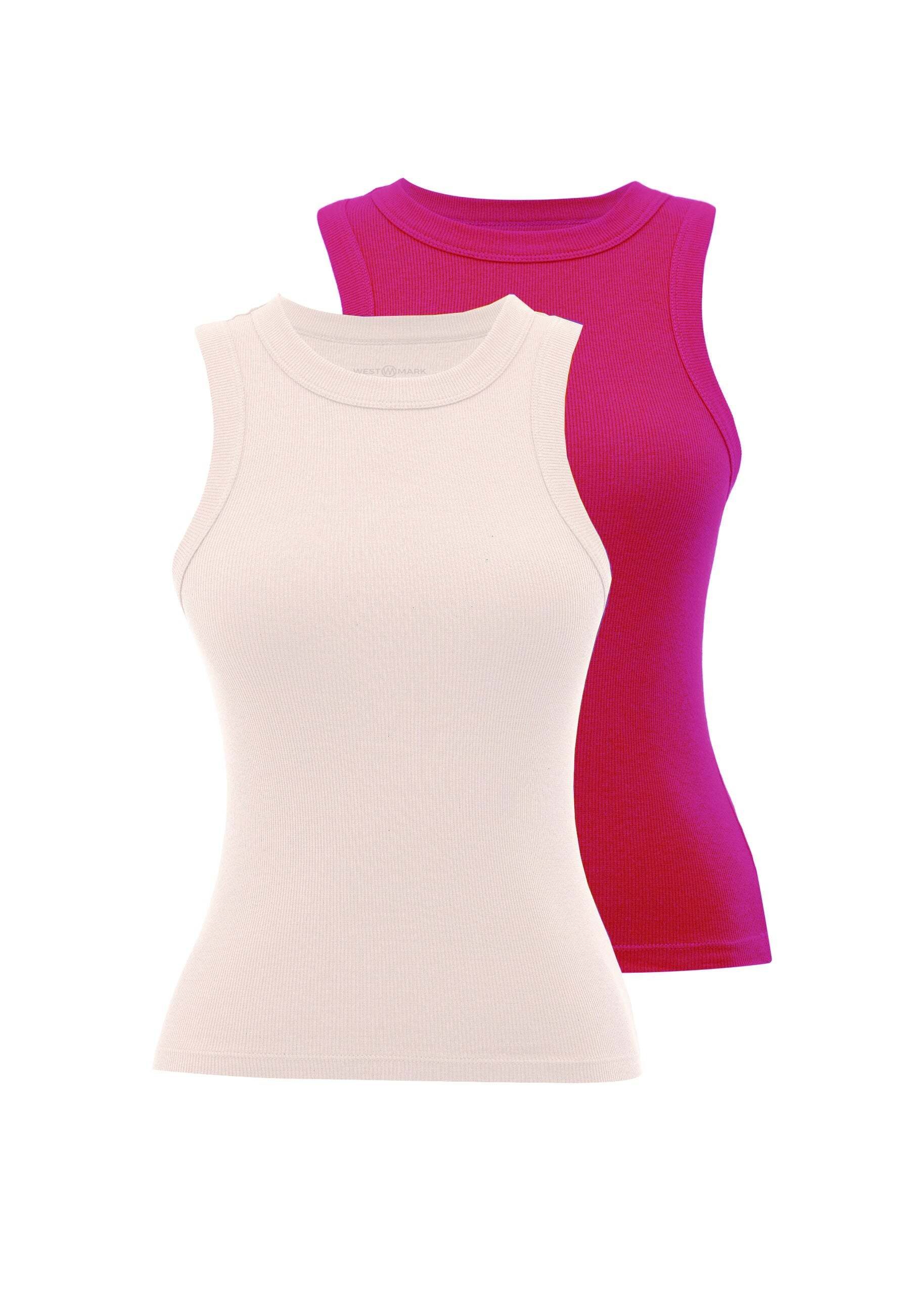 WESTMARK LONDON Tanktop WMCLARA RIB 2-PACK