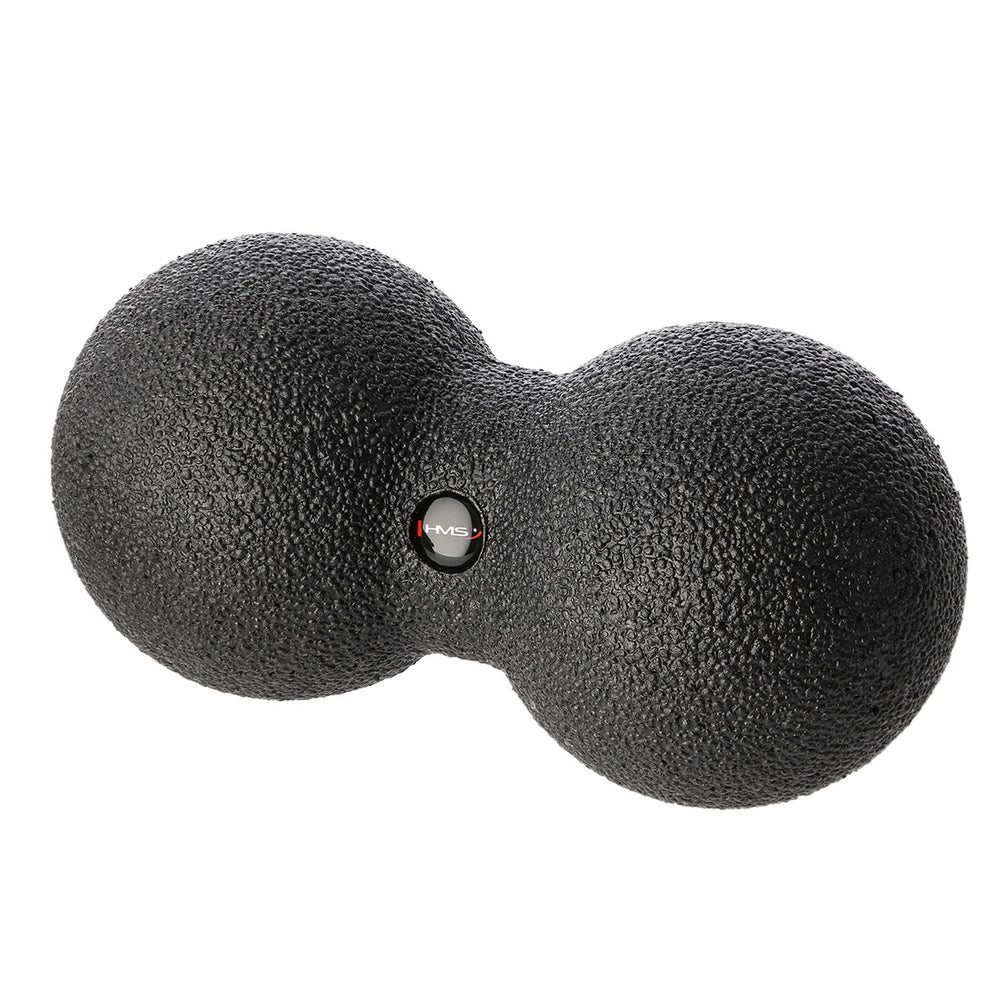 HMS Massageball Duoball Faszienball Triggerpunktball, Spar-Set 1-tlg., 16 x 8 cm formstabil, EPP-Schaum, bis 150 kg, Härte 70, Triggerpunkte