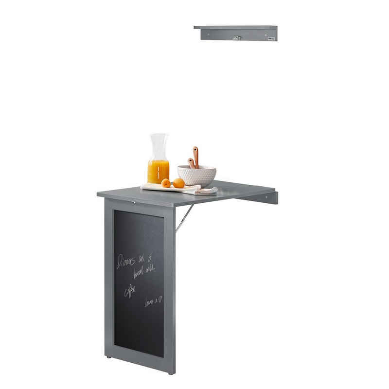 SoBuy Klapptisch FWT20, Wandtisch mit Tafel Esstisch Küchentisch Memoboard
