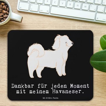 Mr. & Mrs. Panda Mauspad Havaneser Moment - Schwarz - Geschenk, Rassehund, Büroausstattung, Bi (1-St), Made in Germany